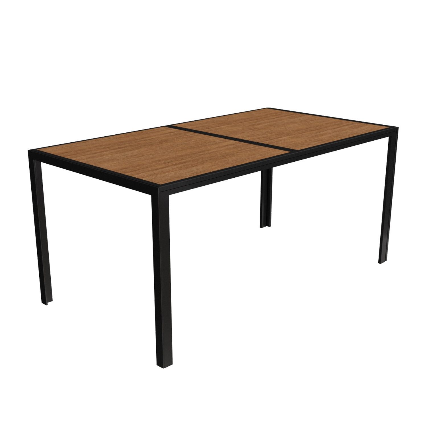 Mojawo Küchentisch Gartentisch Esstisch Outdoor Tisch Holzoptik Gartenmöbel günstig online kaufen