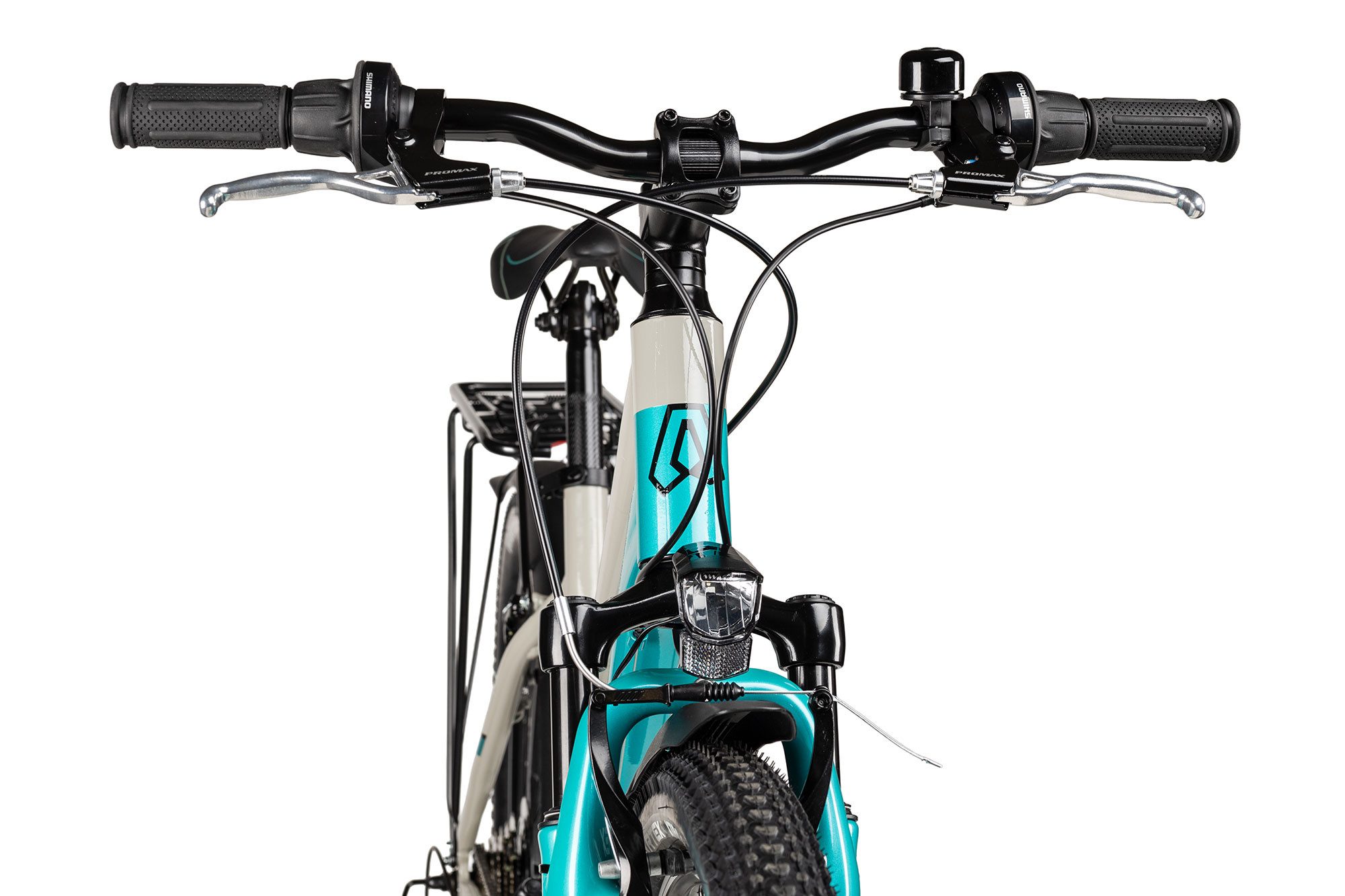 Axess Jugendfahrrad Axess Adventure 26 Trapez, 21 Gang Shimano Tourney 21 Schaltwerk, Kettenschaltung, Straßenausstattung schwarz/grau – Bild 3 von 5