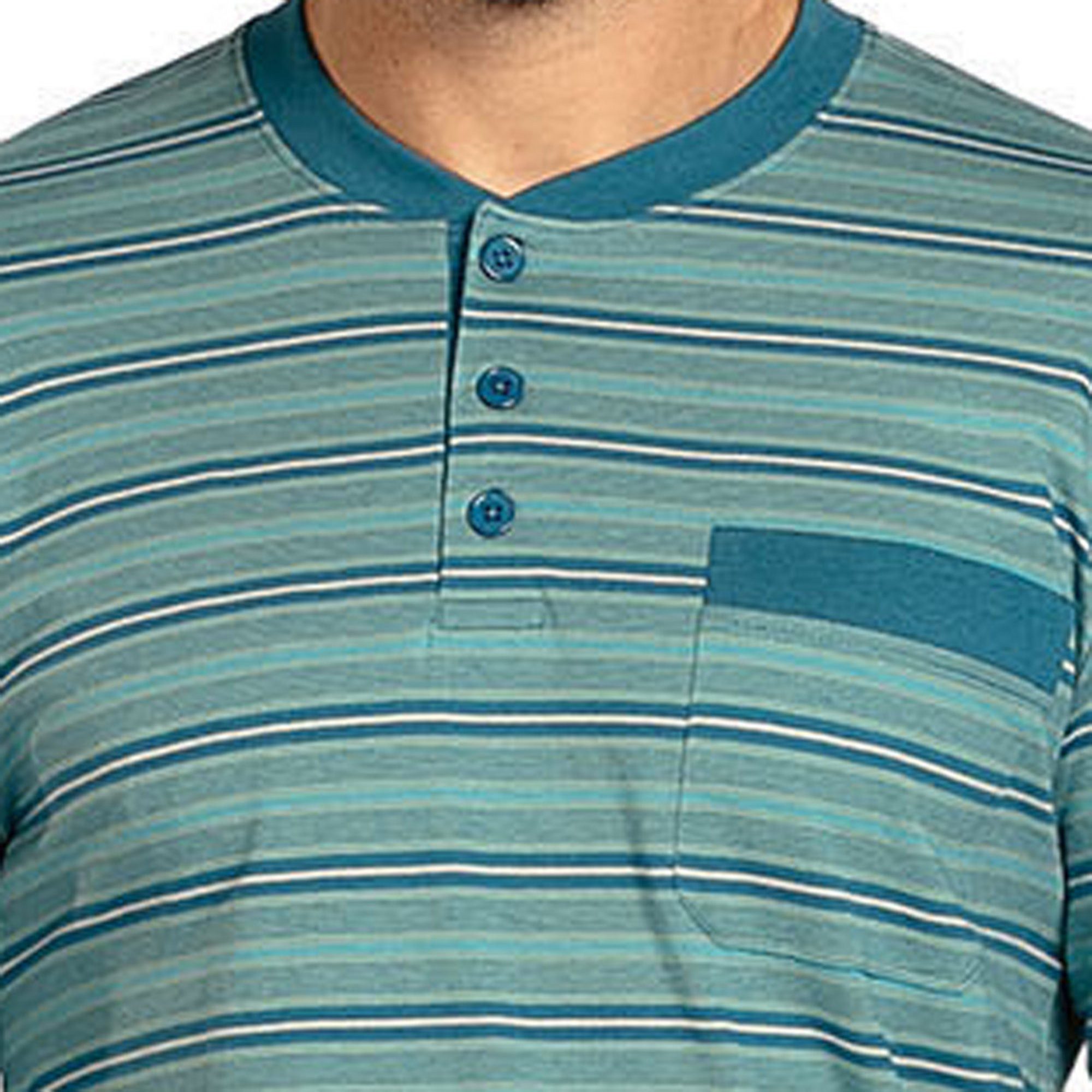 Comte Nachthemd Herren-Nachthemd Single-Jersey Streifen günstig online kaufen