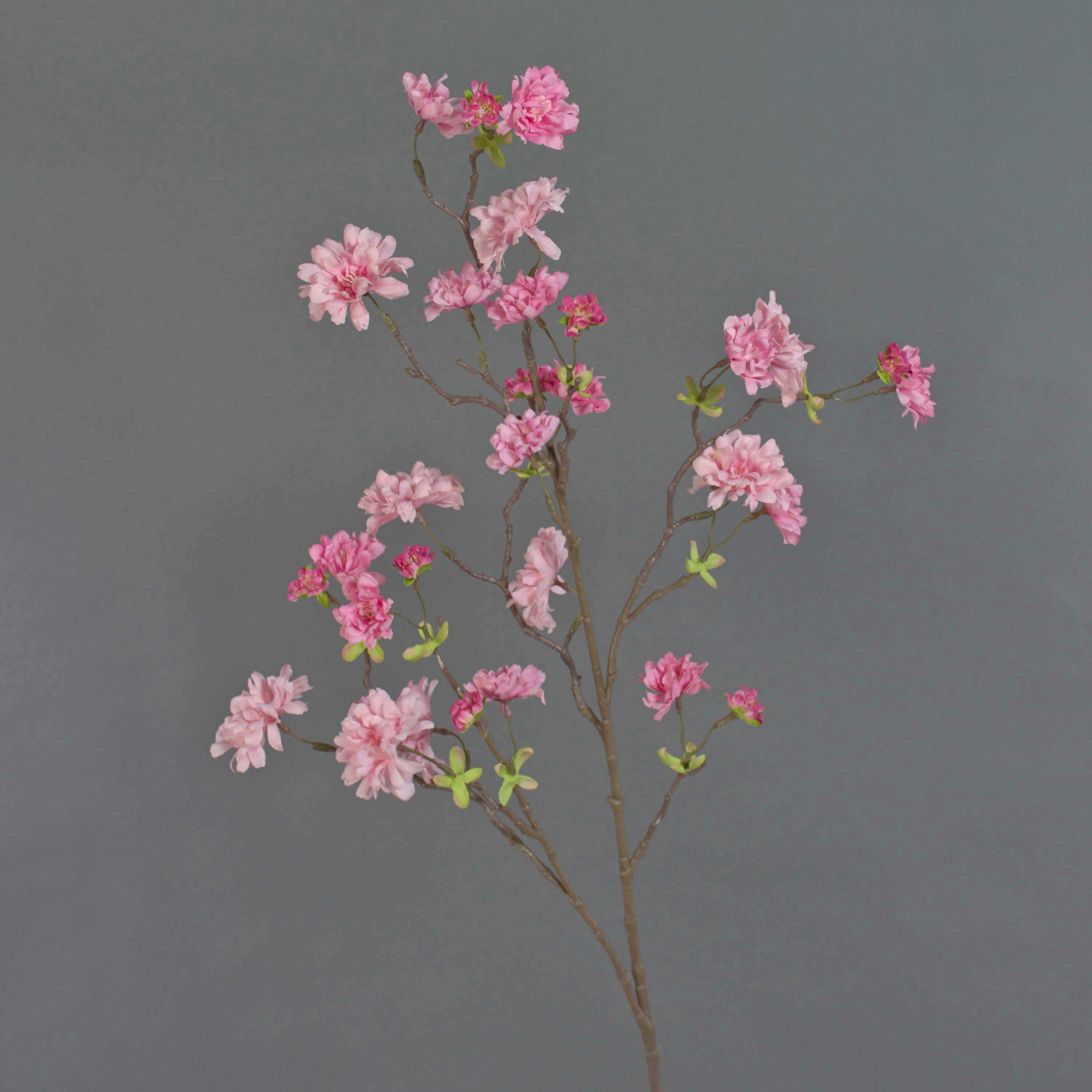 Kunstzweig Japanische Zierkirsche KENZUKE, Blüten, rosa, 85 cm Zierkirsche, artplants, Höhe 110.0 cm