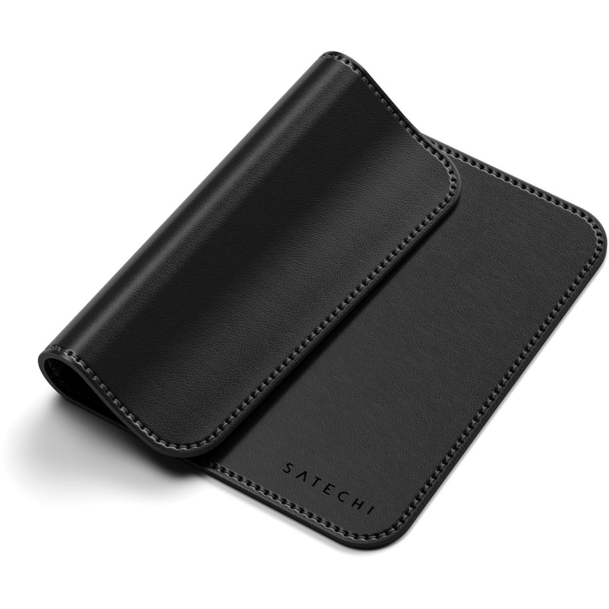 Satechi Vegan-Leather Premium Mouse Pad Black Computer-Adapter