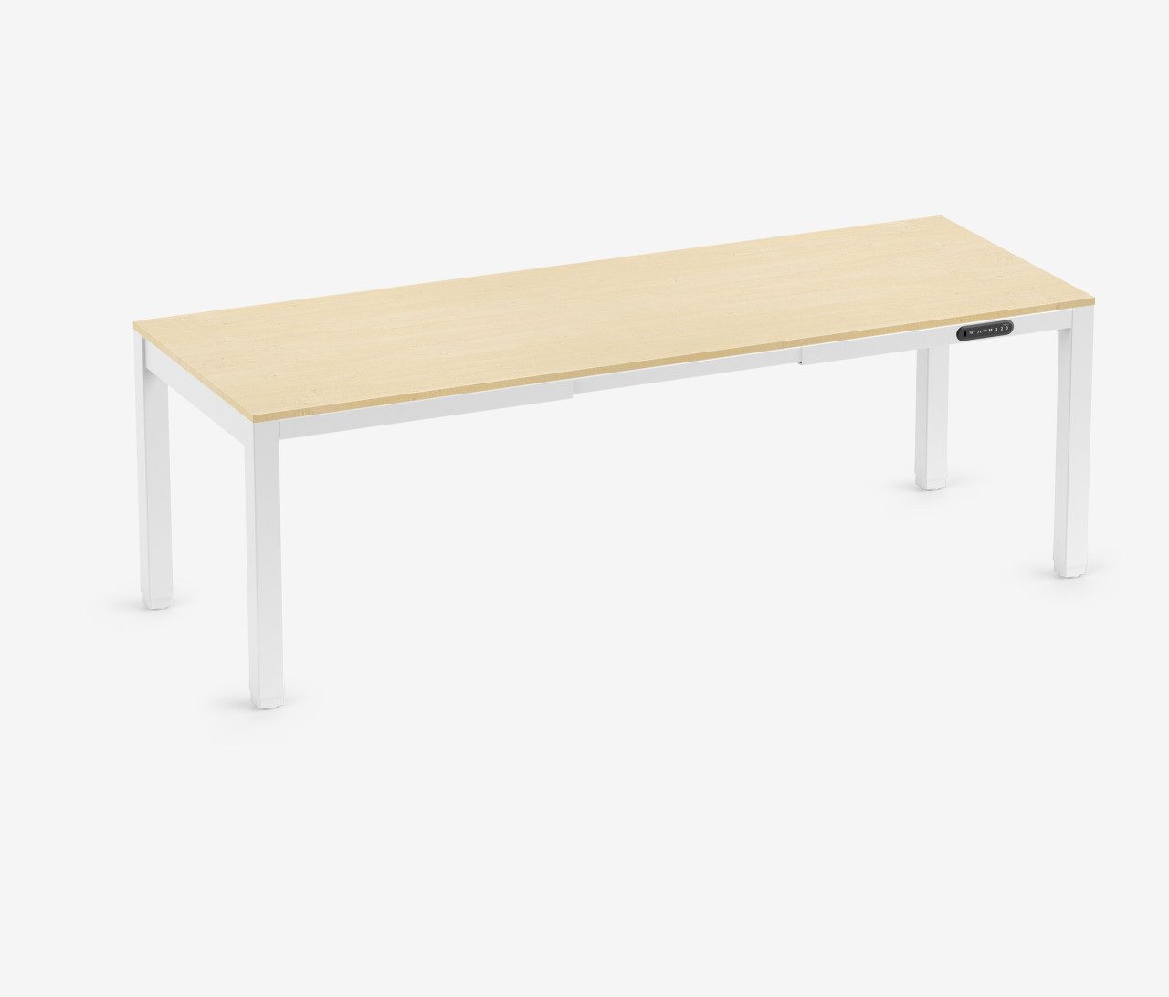 Ergolutions Schreibtisch PRIMUS 4-Bein elektrisch höhenverstellbarer Schreibtisch, 160 kg Traglast / USB-A / Leise / Timer / Memory / Kollisionssensor