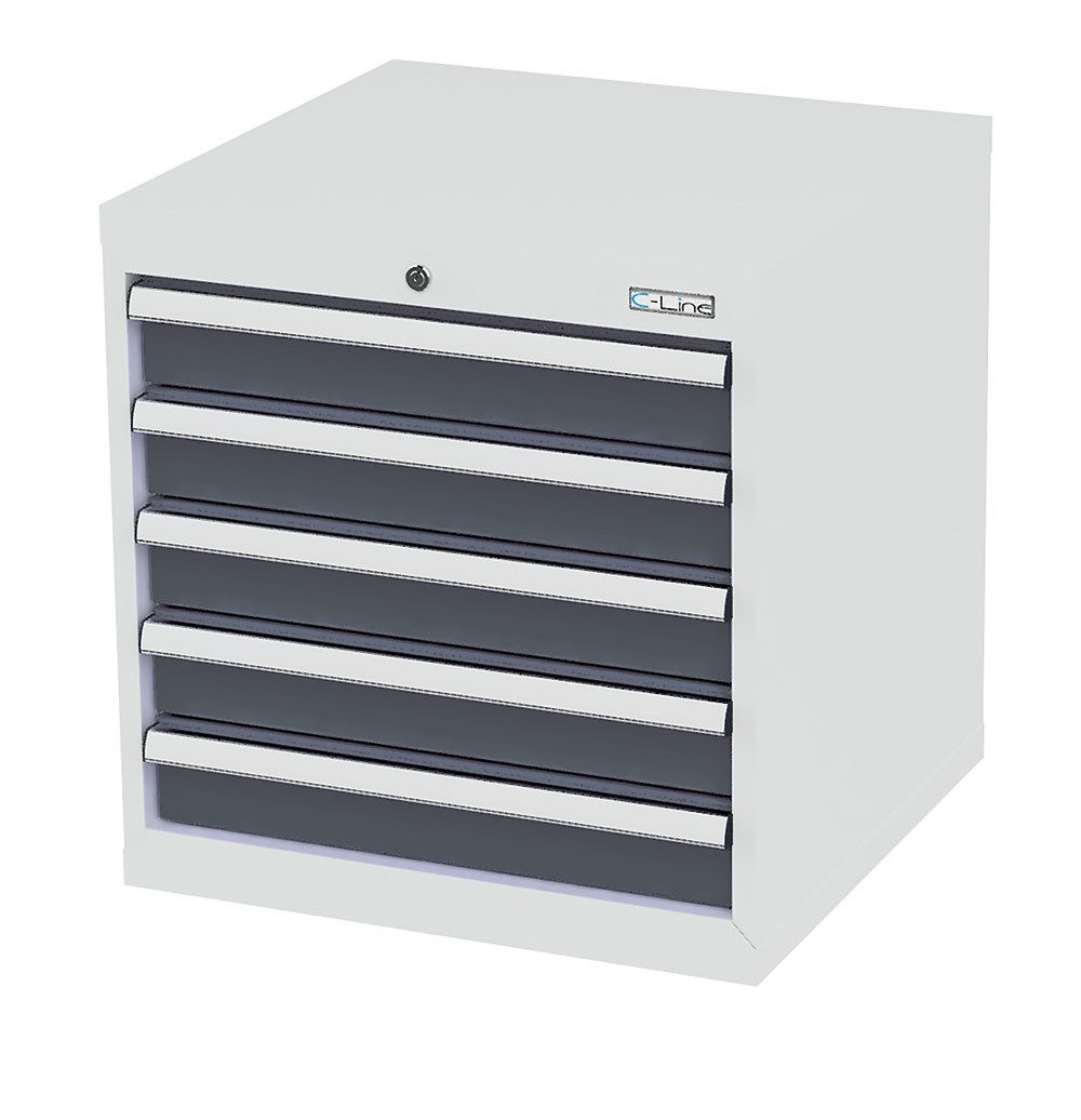 Simplaflex Werkzeugschrank Simplaflex Schubladenschrank, 5 Schubladen, BxTxH 600x575x620 mm