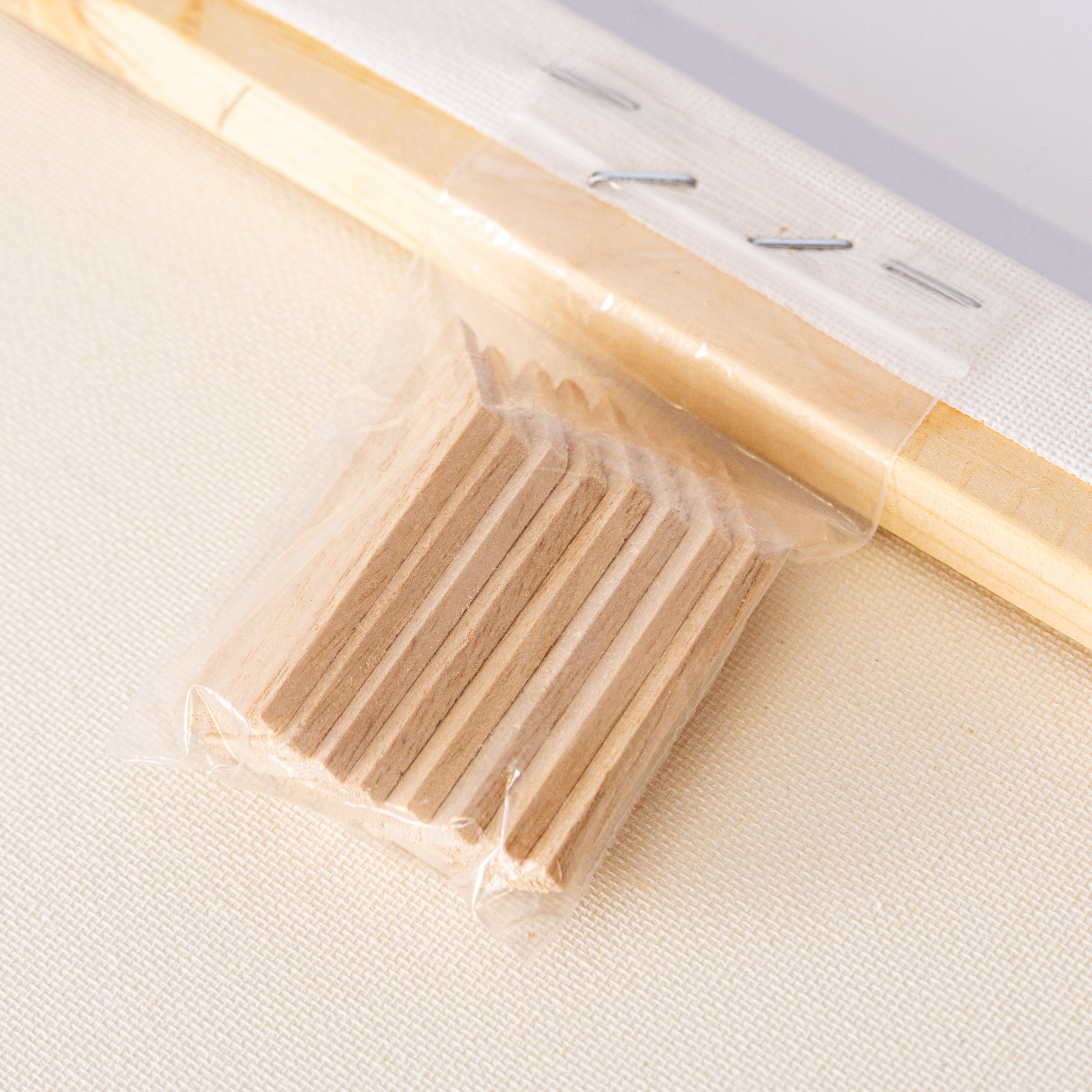 queence Leinwand Künstlerleinwand, Günstige Sets, 2-fach weiß, 100% Baumwolle, FSC Holz, verschiedene Größen und Sets