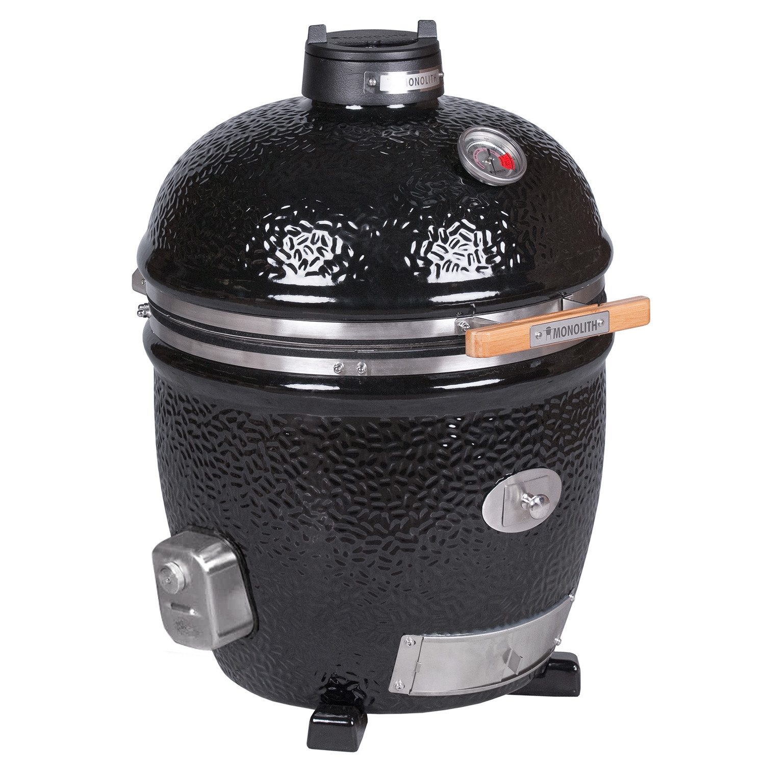 MONOLITH Keramikgrill MONOLITH CLASSIC BBQ GURU Keramikgrill PRO-Serie 2.0 Schwarz