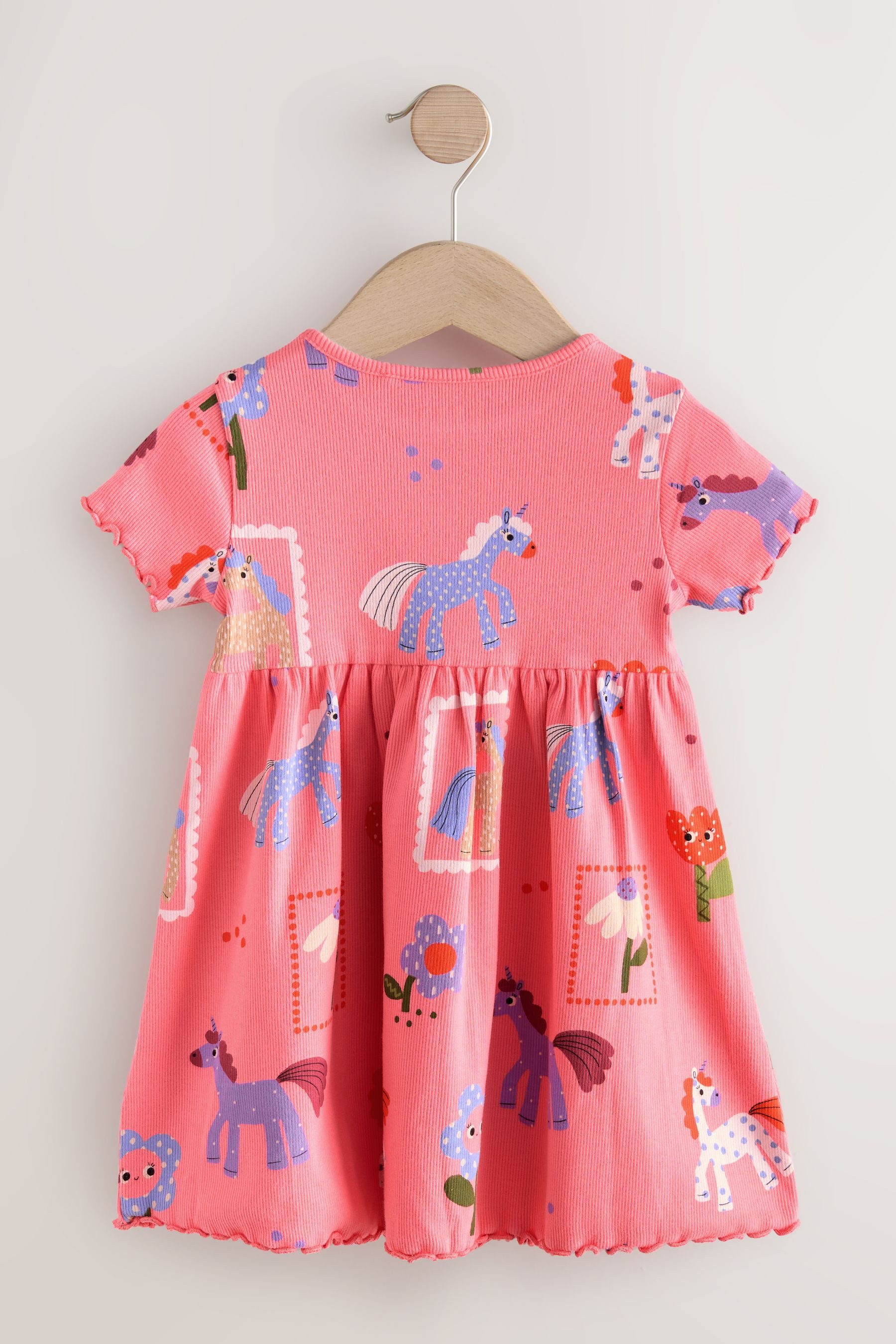 Next Jerseykleid Kurzärmeliges Jersey-Sommerkleid (1-tlg) günstig online kaufen