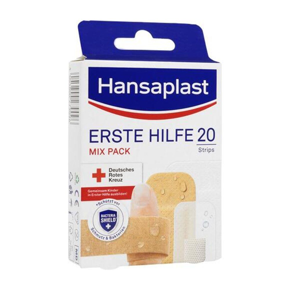 Beiersdorf AG Pflaster HANSAPLAST Erste Hilfe Pflaster Mix 20 St (20 St)