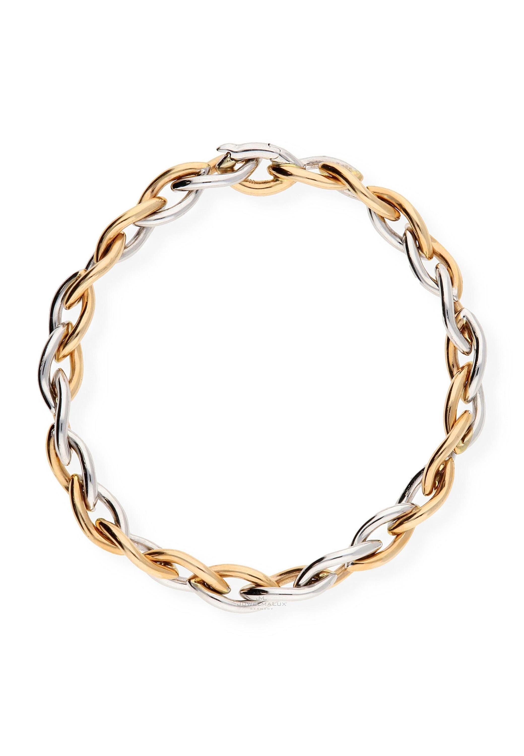 JuwelmaLux Goldarmband Armband 750/000 (18 Karat) Weißgold und Rotgold