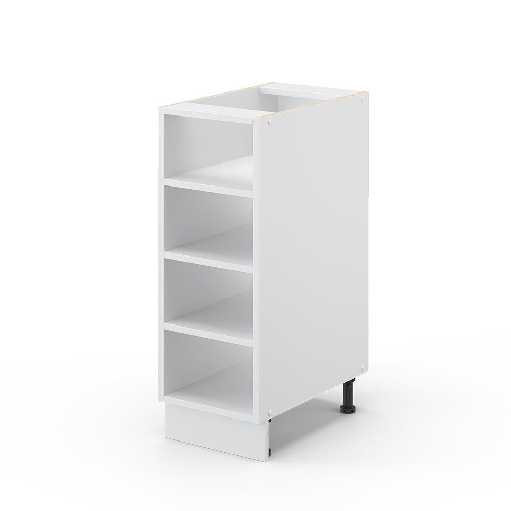Vicco Unterschrank Fame-Line, Weiß/Weiß, 30 cm ohne Arbeitsplatte (1-St) – Bild 5 von 5
