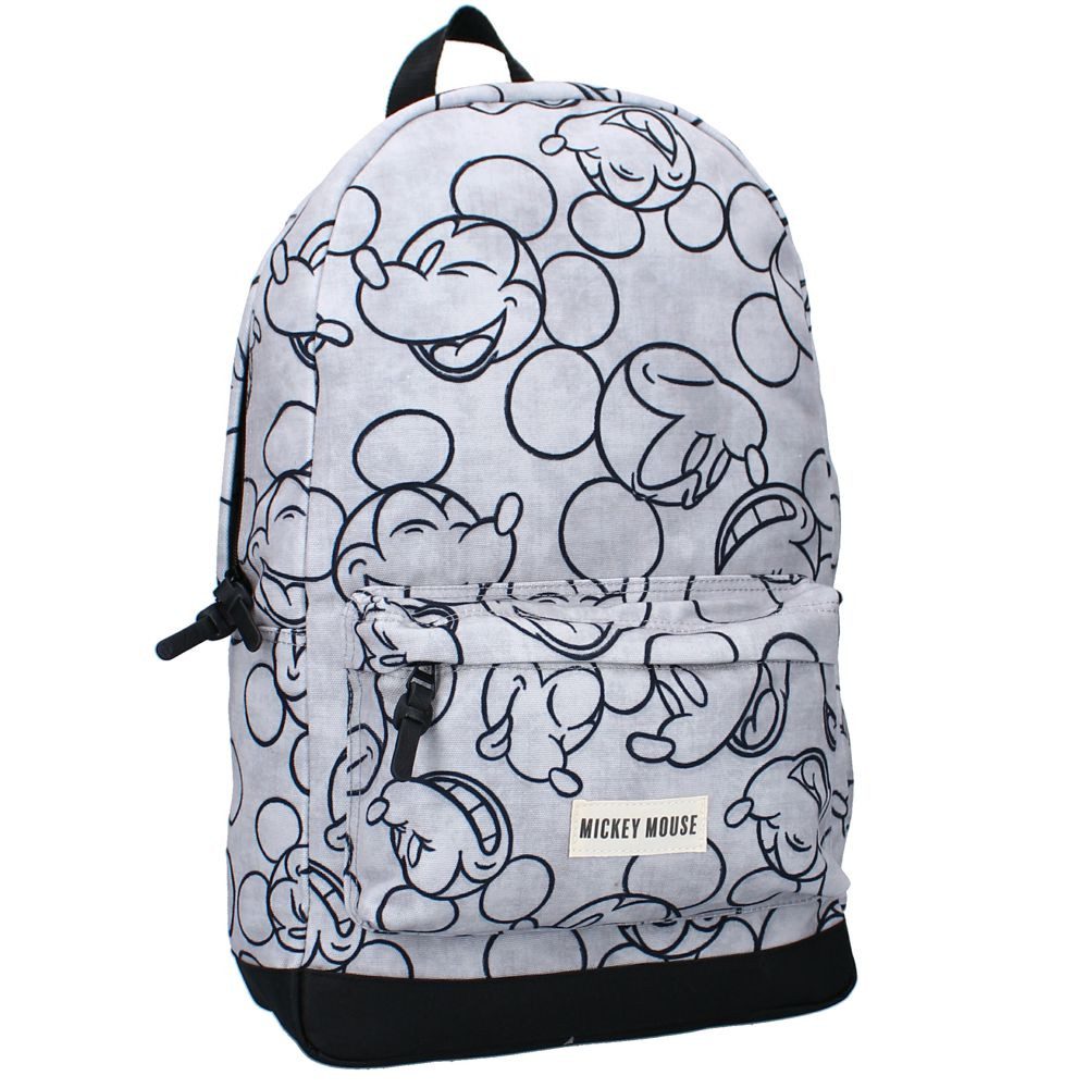 Disney Mickey Mouse Kinderrucksack Kinder Schul-Rucksack grau Micki Maus Mickey Mouse 43 x 33 x 15 cm