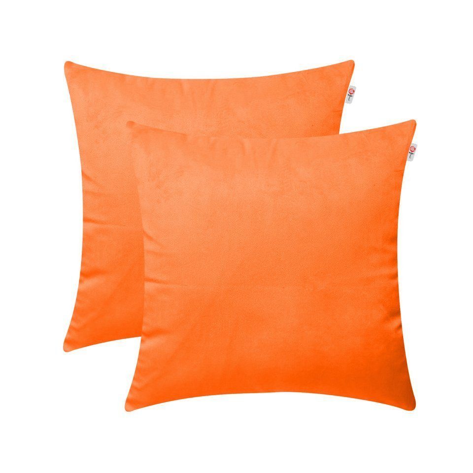 Roseninsel Sofakissen Samt Dekokissen mit Innenkissen