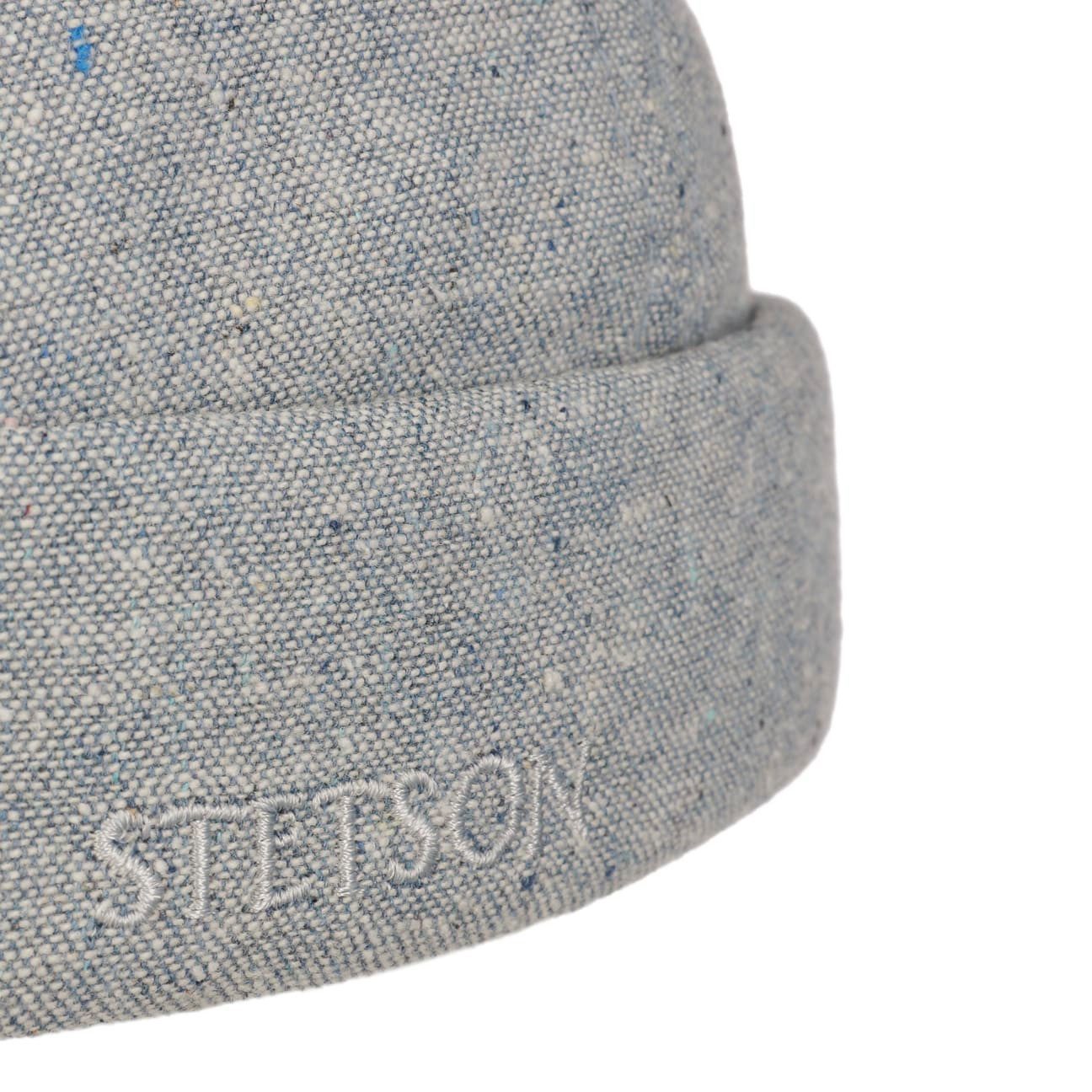 Stetson Schiebermütze (1-St) Baumwollmütze mit Umschlag, Made in the EU