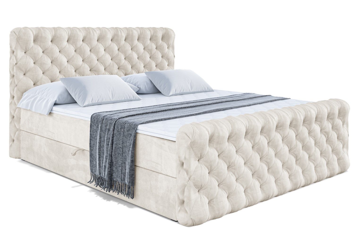 ALTDECOR Boxbett BOXI8-Z (Multipocket-Matratze H4, H3 Matratze Bonellfederu günstig online kaufen