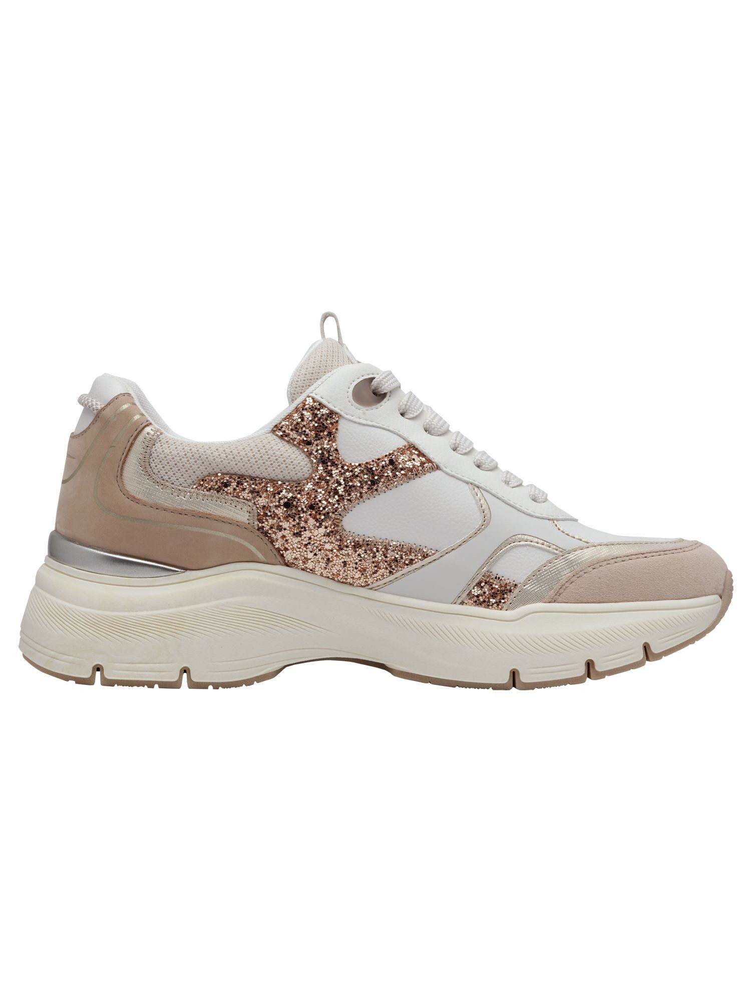 Tamaris Removable Sock mit Schnürsenkel kein Absatz Sneaker Removable Sock