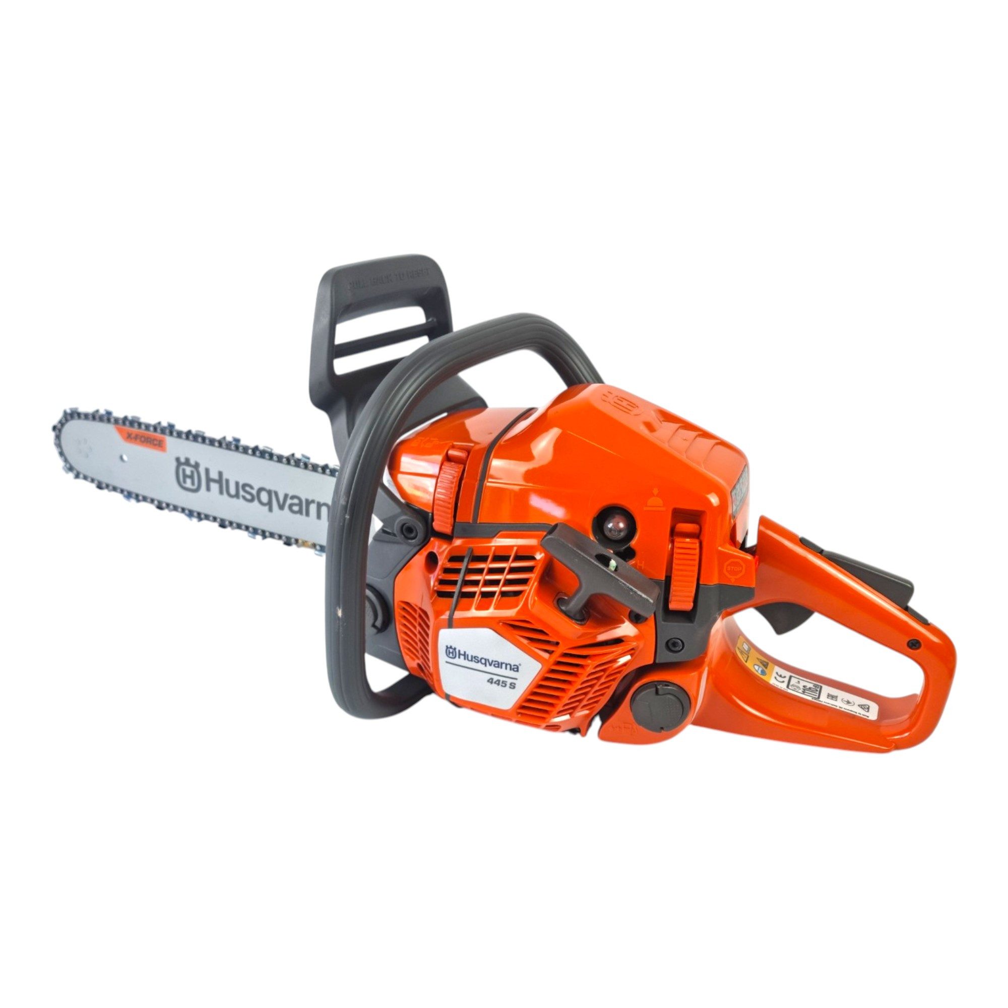 Husqvarna Benzin-Kettensäge 445S 50,2 cm³ 2,2 kW 38 cm 15" (970 70 19-15)