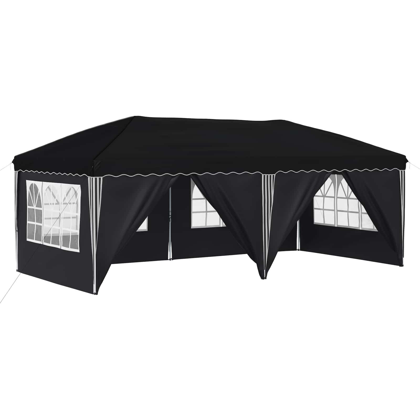 vidaXL Partyzelt Pop-up Partyzelt 575 x 288 x 245 cm Antrazit