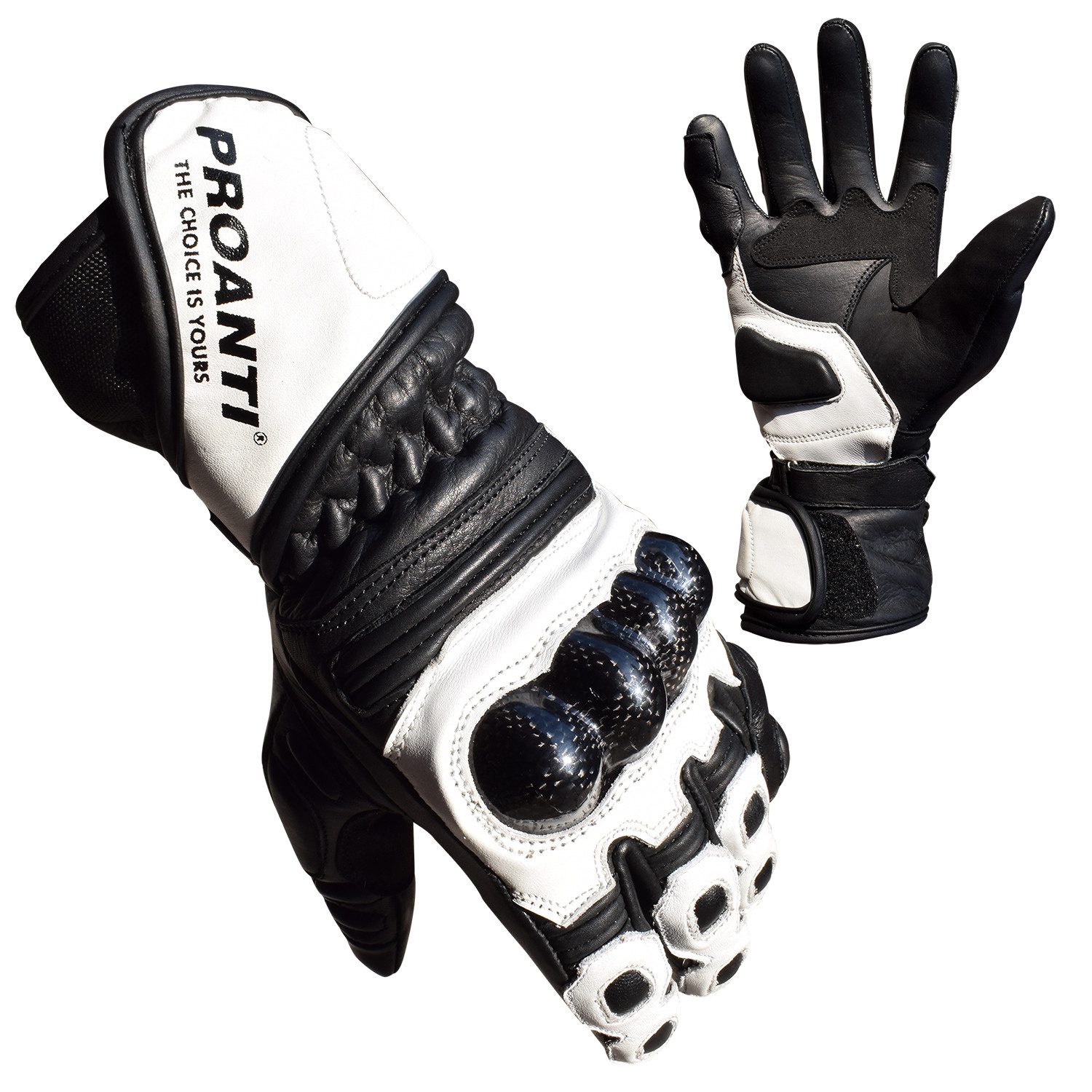PROANTI Motorradhandschuhe PROANTI Motorradhandschuhe Race Leder Motorrad H günstig online kaufen