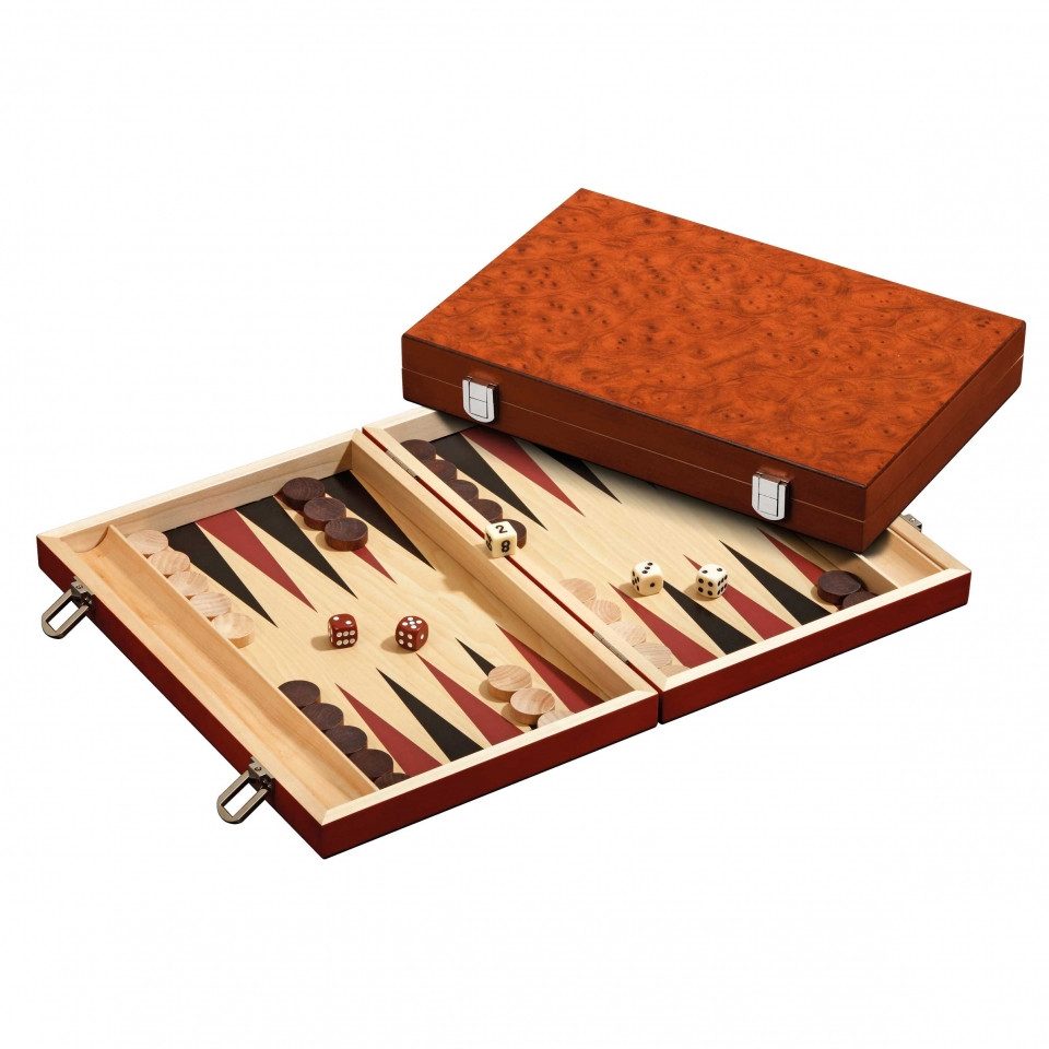 Philos Spiel, Backgammon - Kassette - Nikiforos - Holz - standard