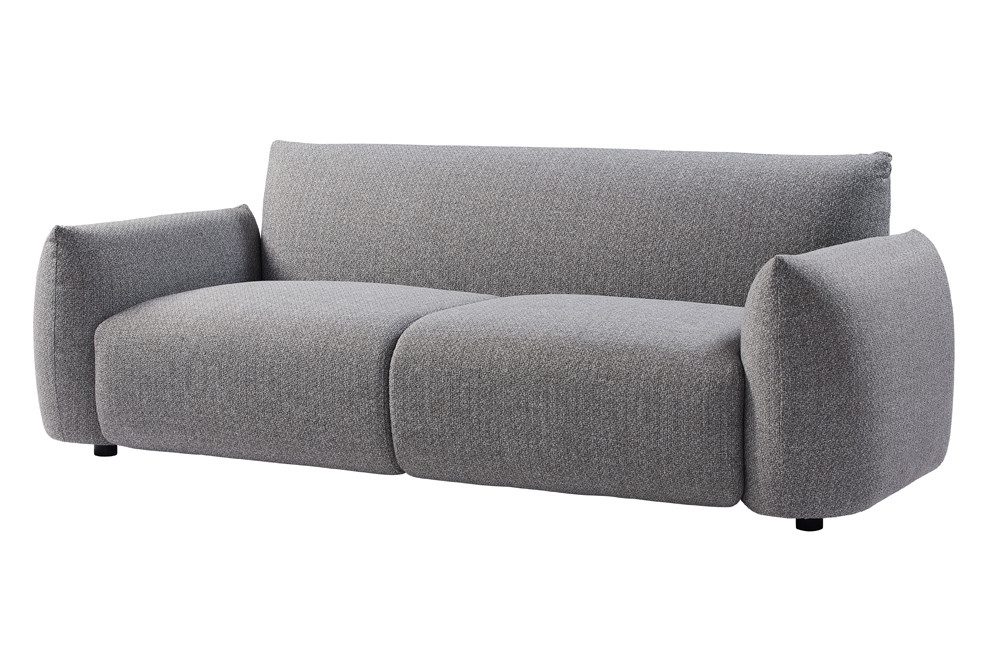 riess-ambiente Loungesofa SEAHAWK 205cm anthrazit - Outdoor-Stoff, Aluminium, Olefin, wetterfest, Einzelartikel 1 Teile, UV-beständiger Outdoor-2-Sitzer - ideal für Garten, Balkon & Terrasse