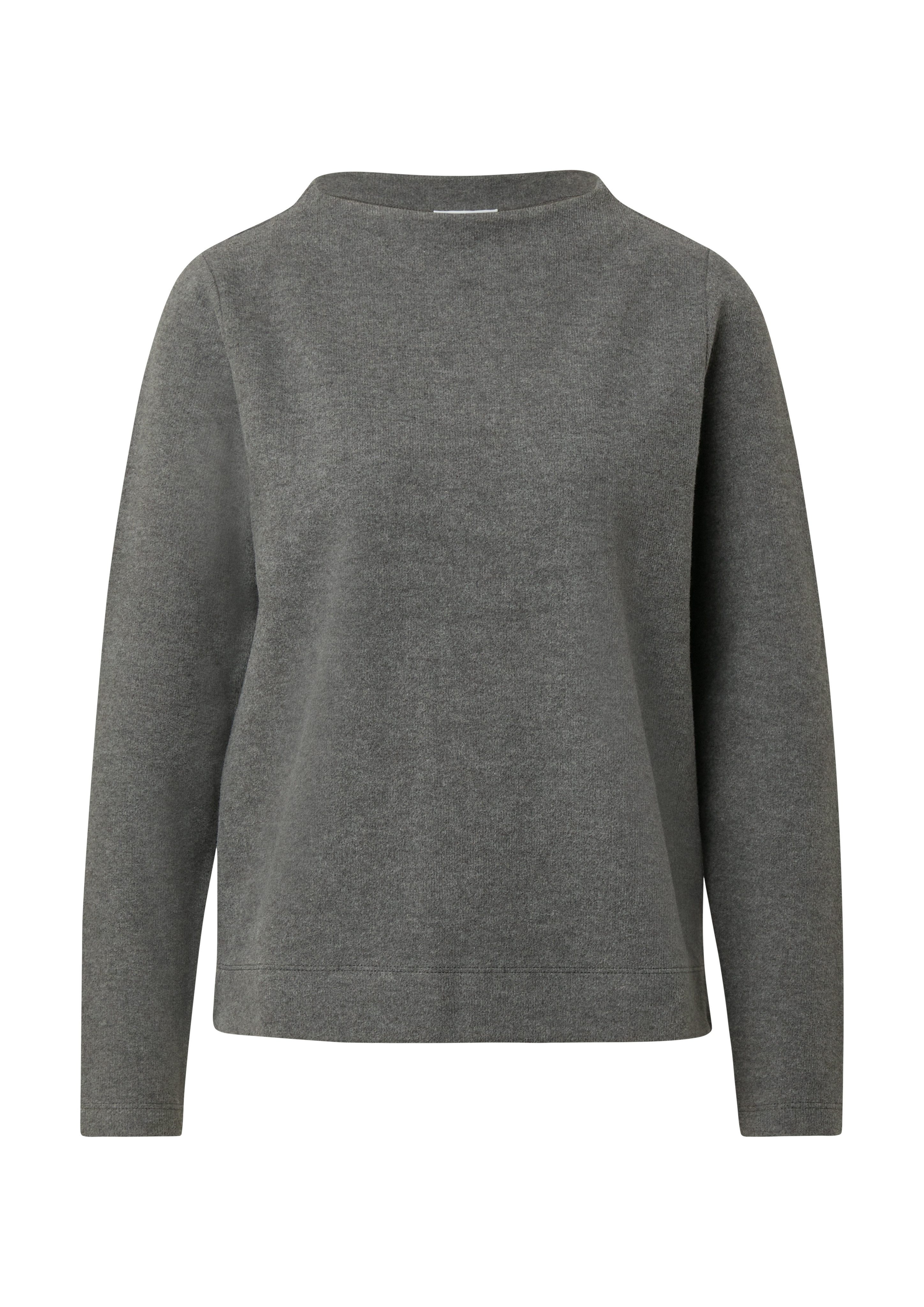 s.Oliver Sweatshirt mit kleinem Stehkragen/Turtleneck
