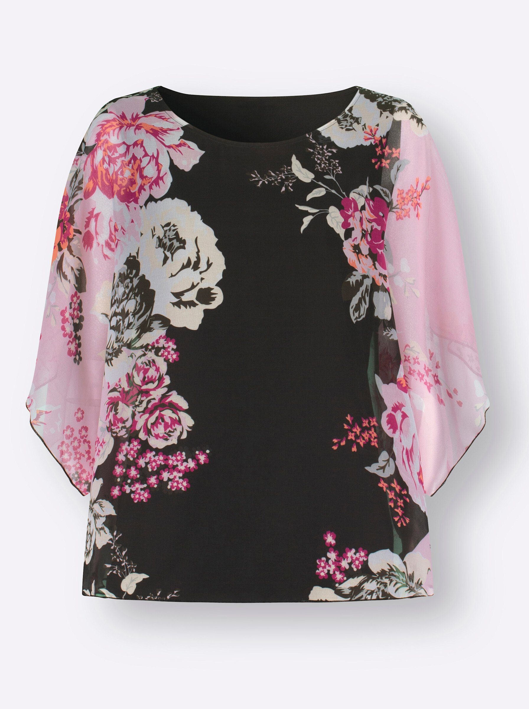 Sieh an! Klassische Bluse Schlupfbluse .