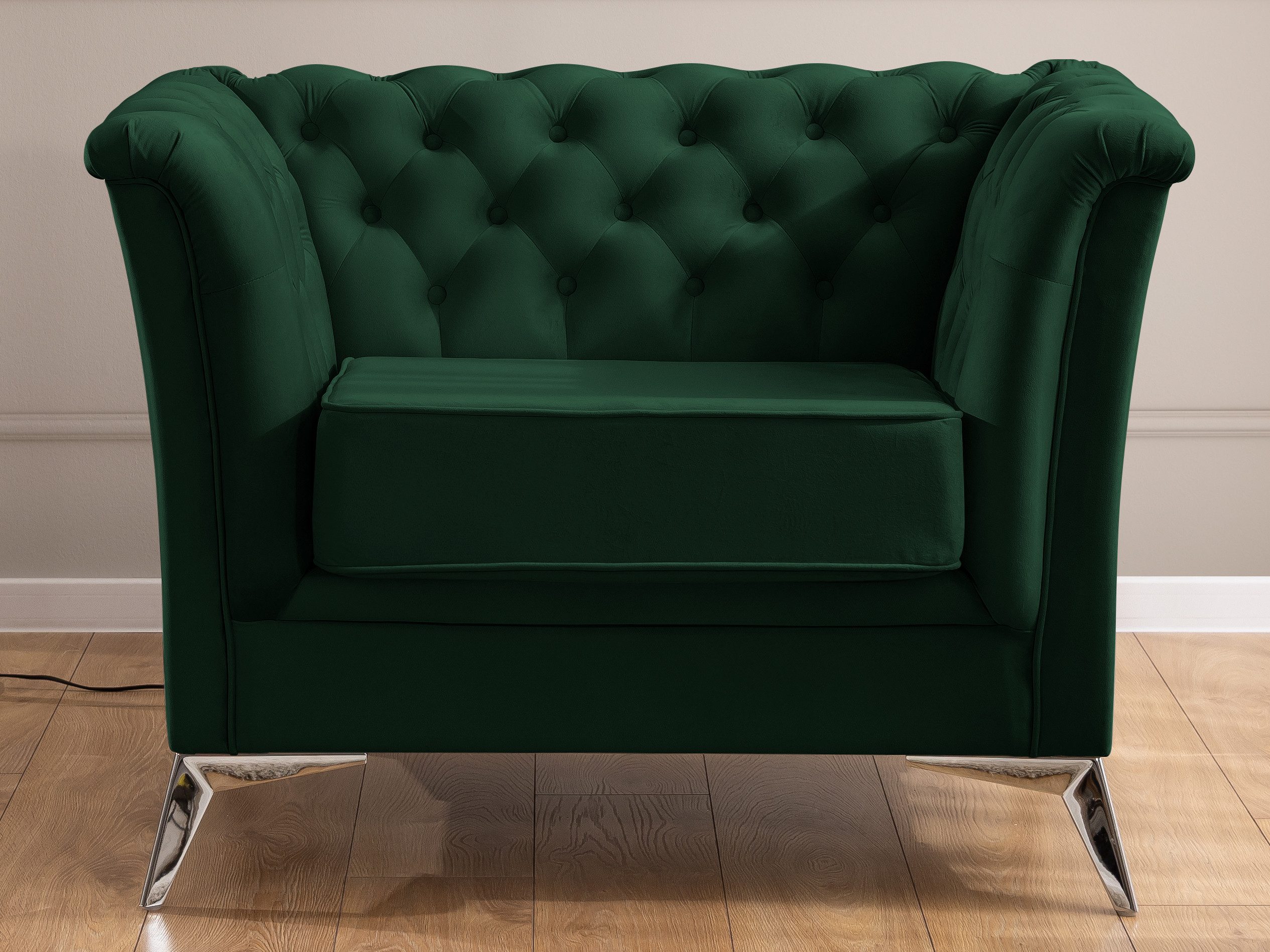 S-Style Möbel Chesterfield-Sessel Whitby aus Samt günstig online kaufen