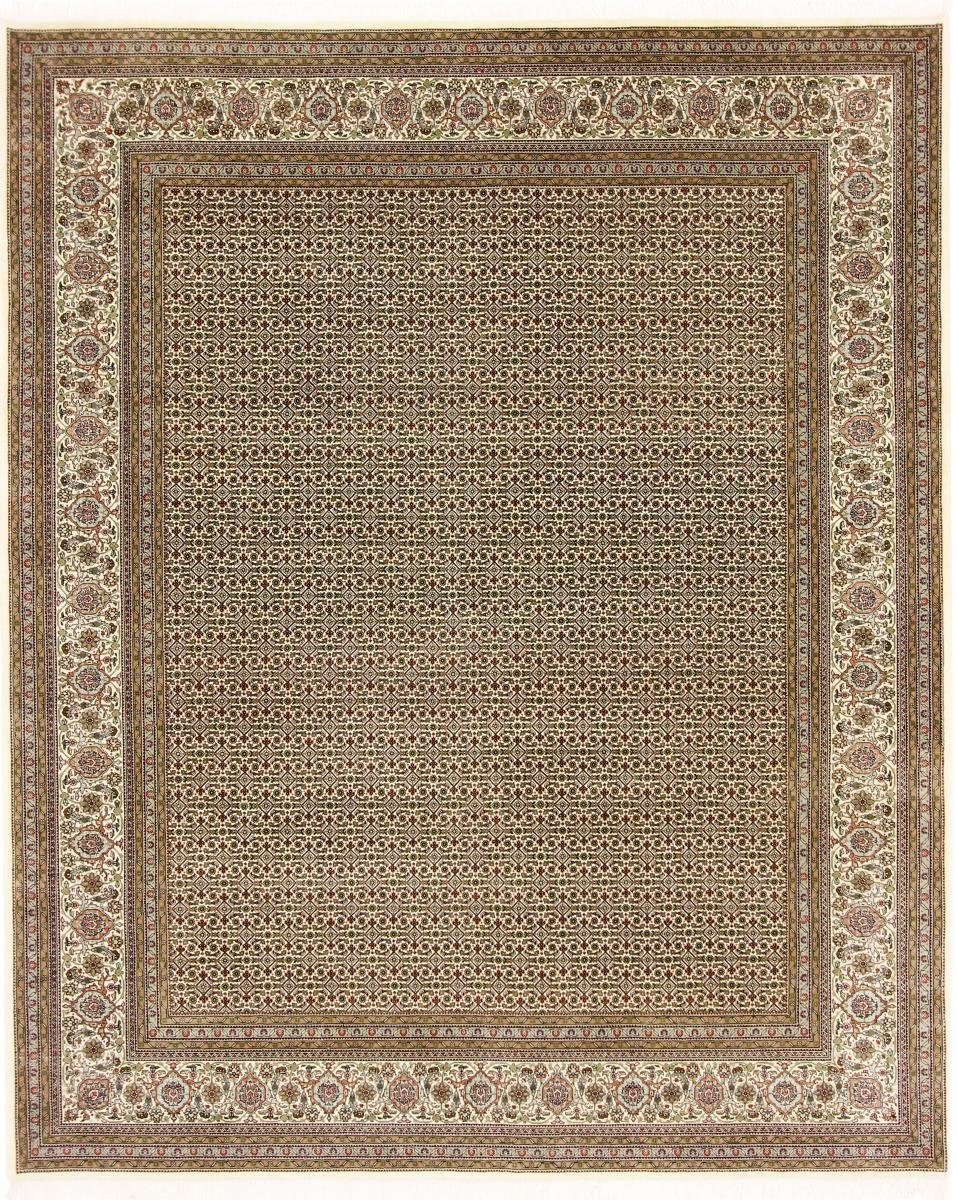 Orientteppich Indo Täbriz Mahi 246x300 Handgeknüpfter Orientteppich, Nain Trading, rechteckig, Höhe: 12 mm