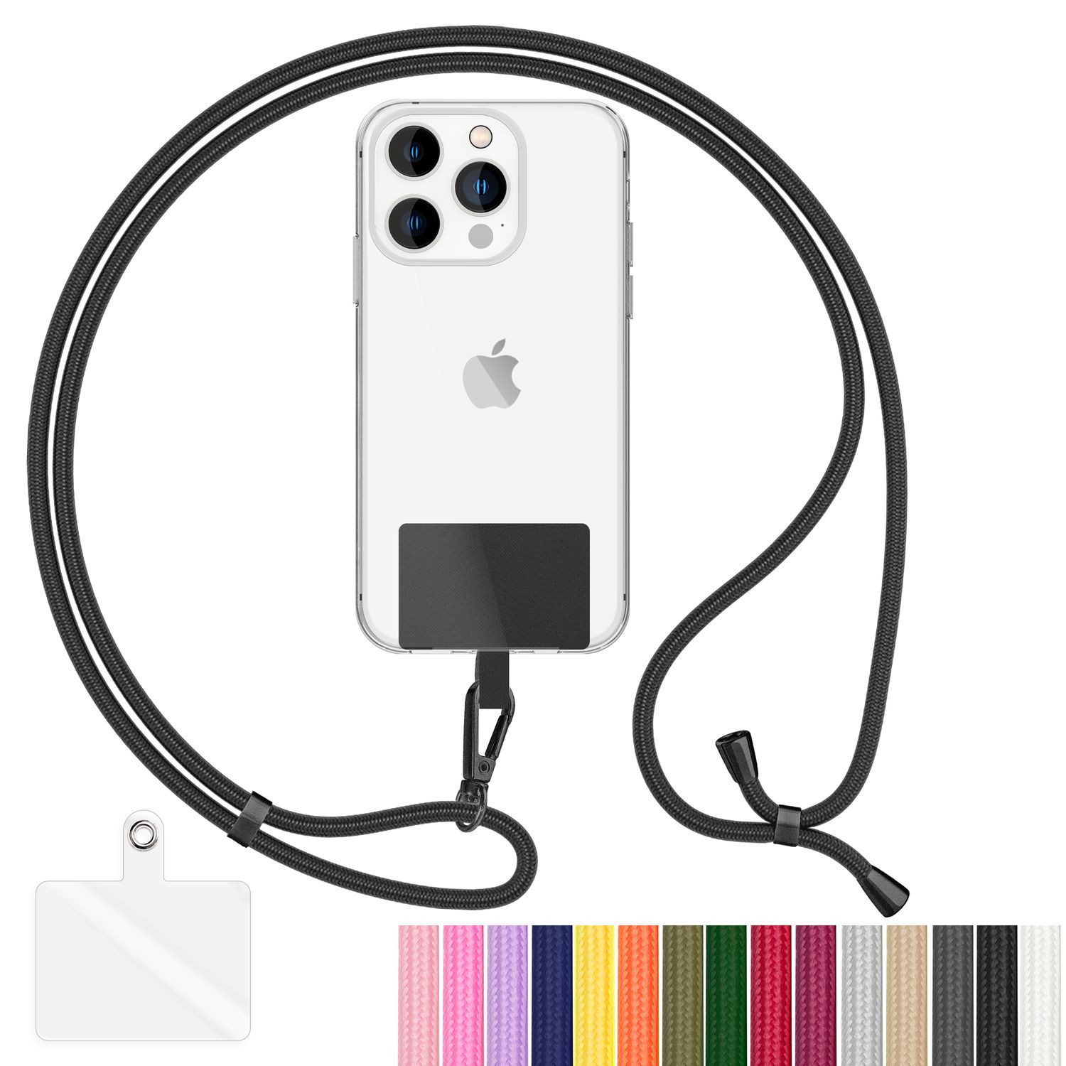 Nalia Handykette Universal Smartphone, Fashion Lanyard 160cm Verstellbar / Band für Handyhülle zum Umhängen