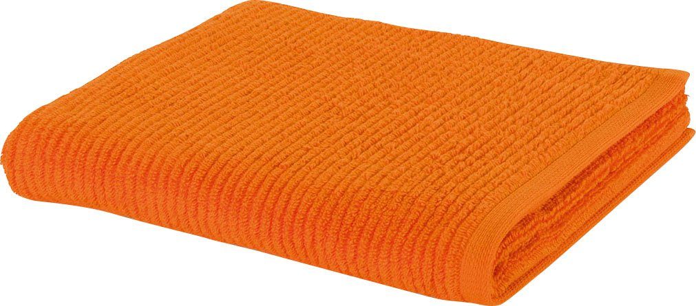 Möve Handtuch Elements, Walkfrottier (1-St), in leuchtenden Farben orange | Alle Handtücher