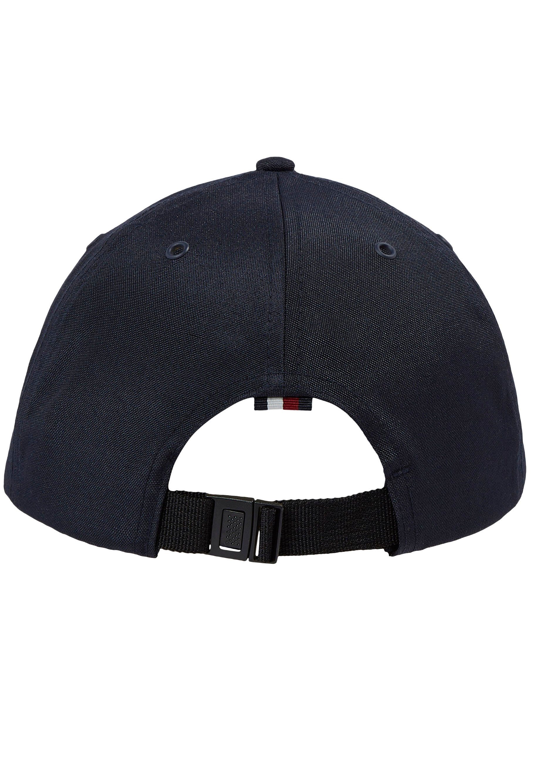 mit HILFIGER vorn Space großer Cap Logo Blue CAP Hilfiger Baseball Tommy Stickerei Hilfiger