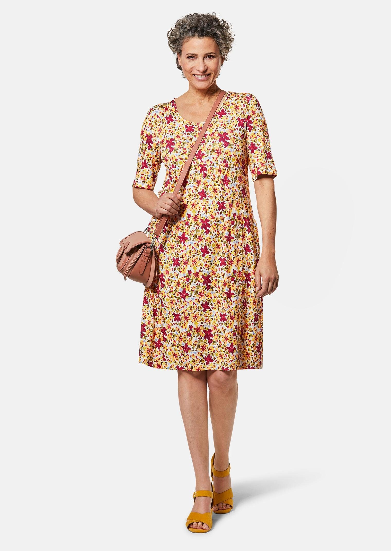 GOLDNER Druckkleid Elastisches Jerseykleid mit modischem günstig online kaufen