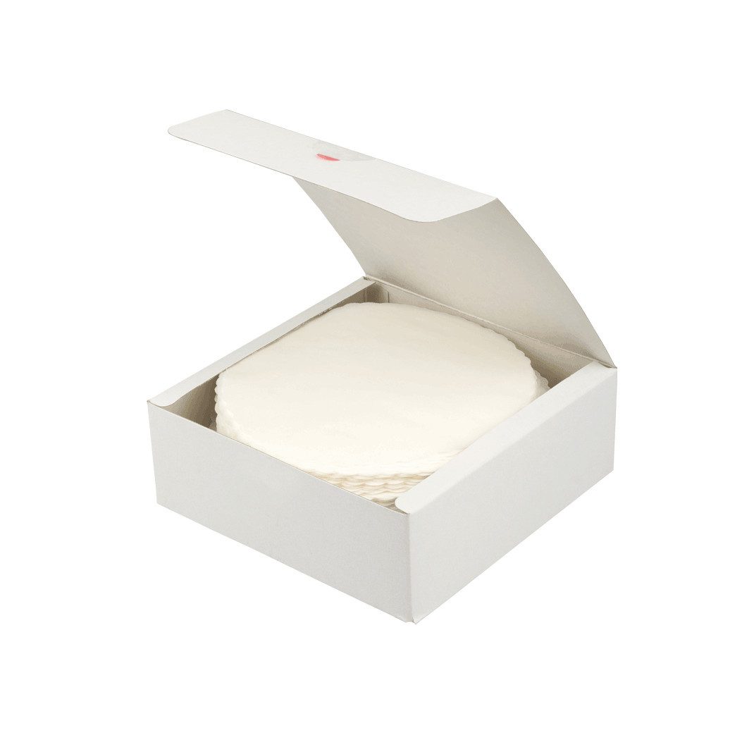 Demmler Backpapier 500 Stk. Burgertrennpapier - Ø13cm, zum Trennen von Käse, Wurst oder Burger - Made in Germany