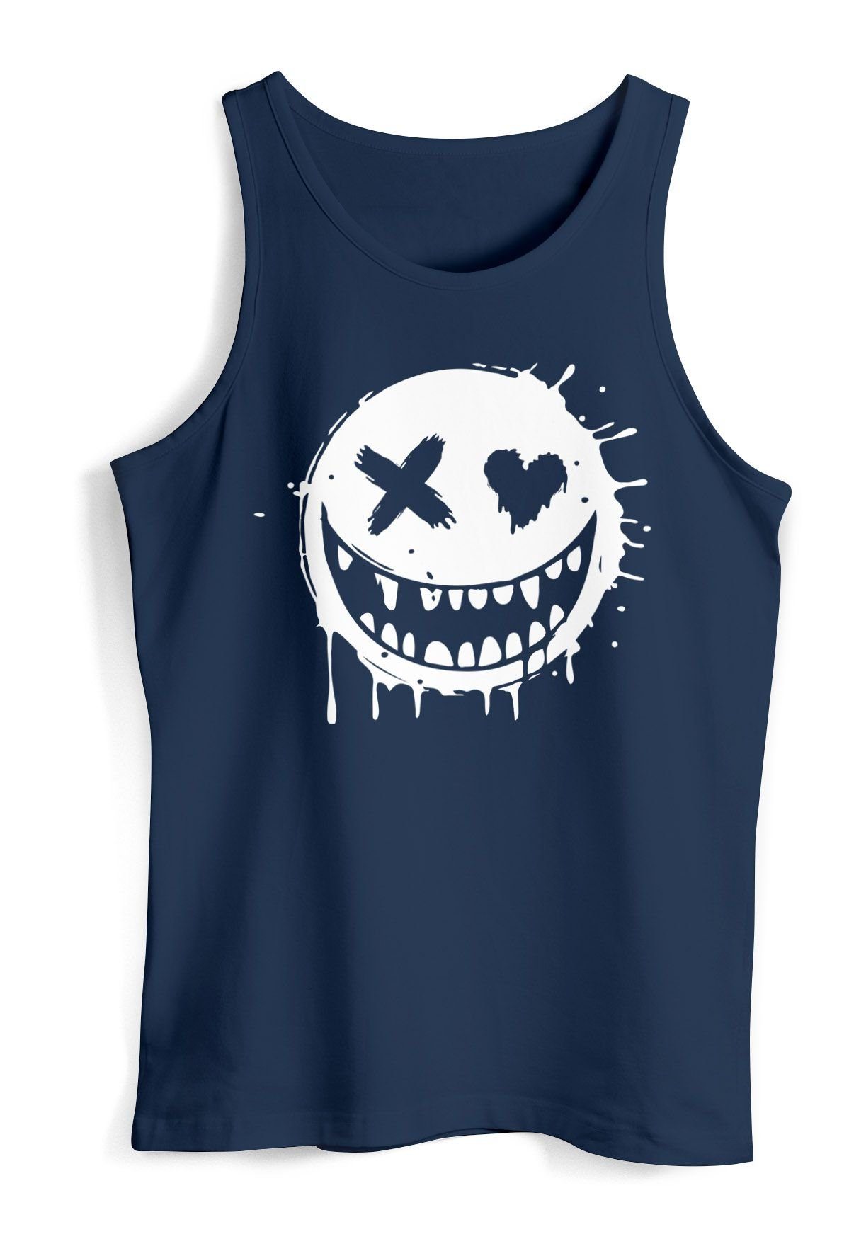 Neverless Tanktop Herren Tank-Top {replace} Muskelshirt mit Print – Bild 3 von 4