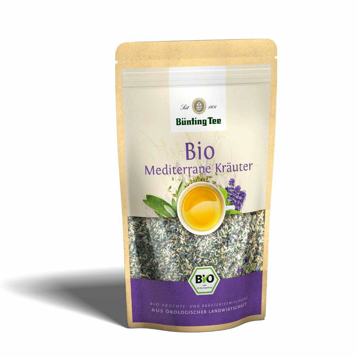 Bünting Tee Tee, Bünting Tee Bio Mediterrane Früchte und Kräuter Tee Mischung 80g