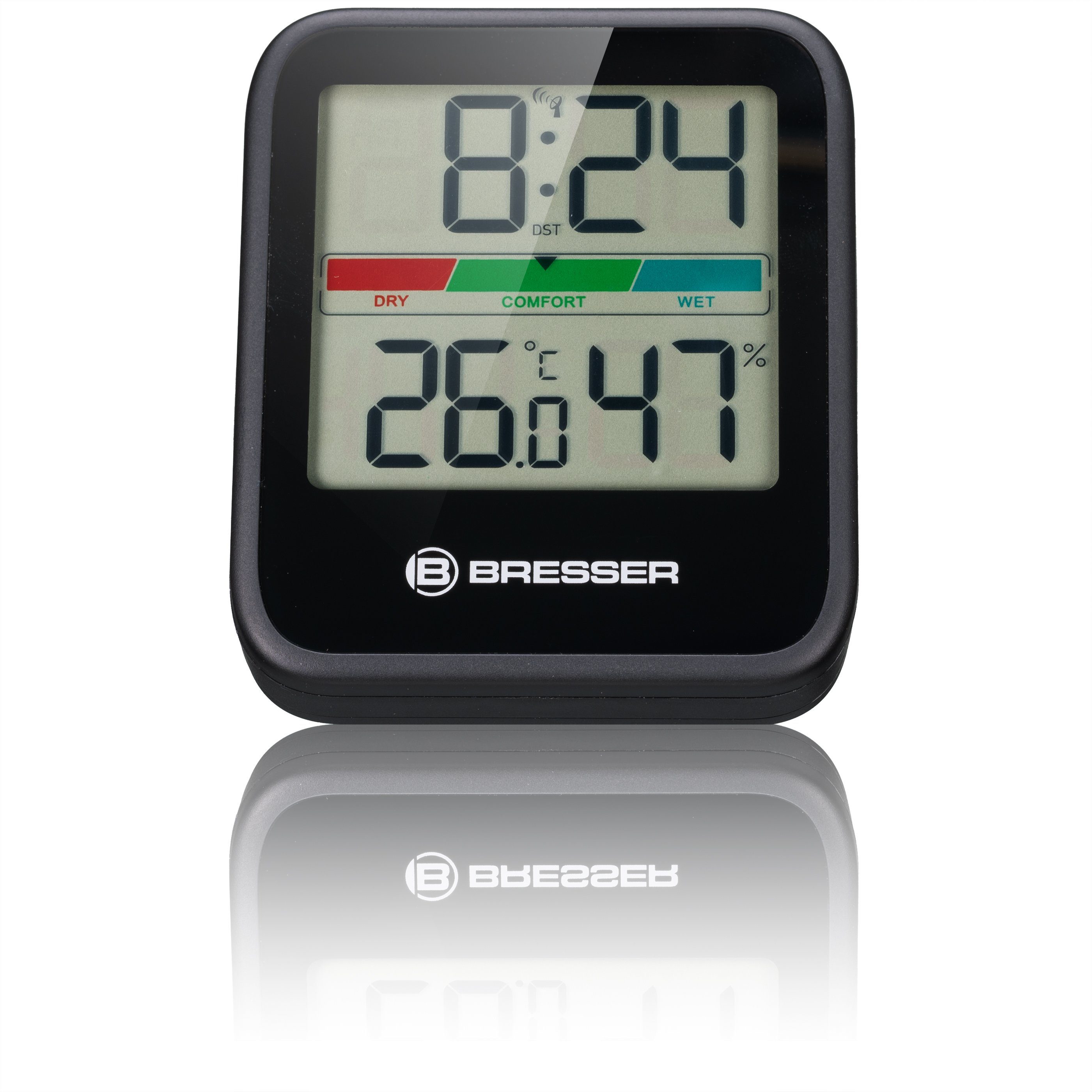 BRESSER Hygrometer Climate Monitor Thermo- / Hygrometer DCF 3er Set