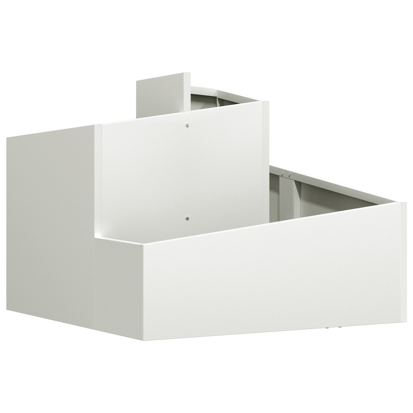 vidaXL Blumentopf Plastikpflanzgefäß Weiß Kunststoff Mittel günstig online kaufen