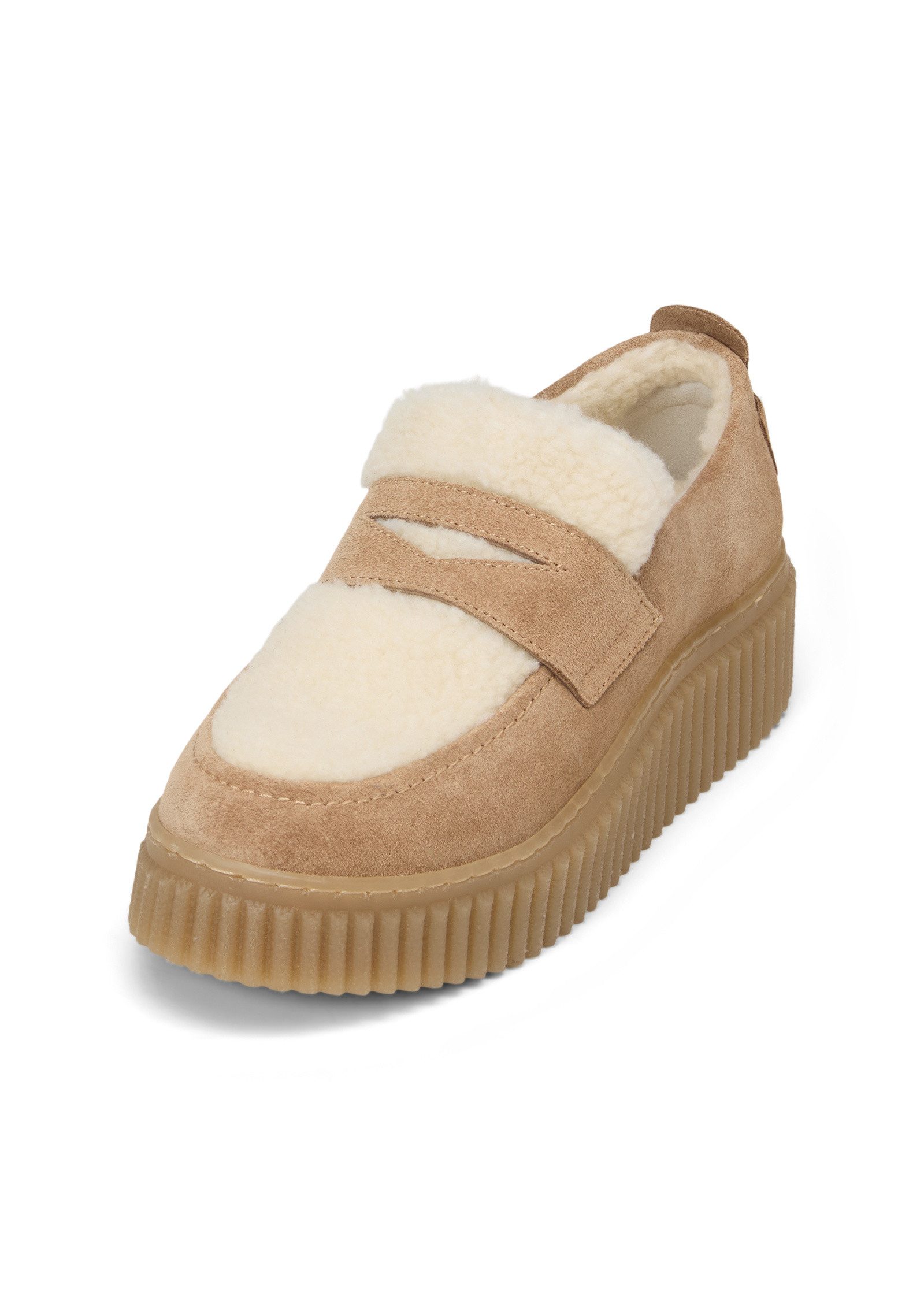 Marc O'Polo mit flauschigem Teddyfutter Loafer günstig online kaufen