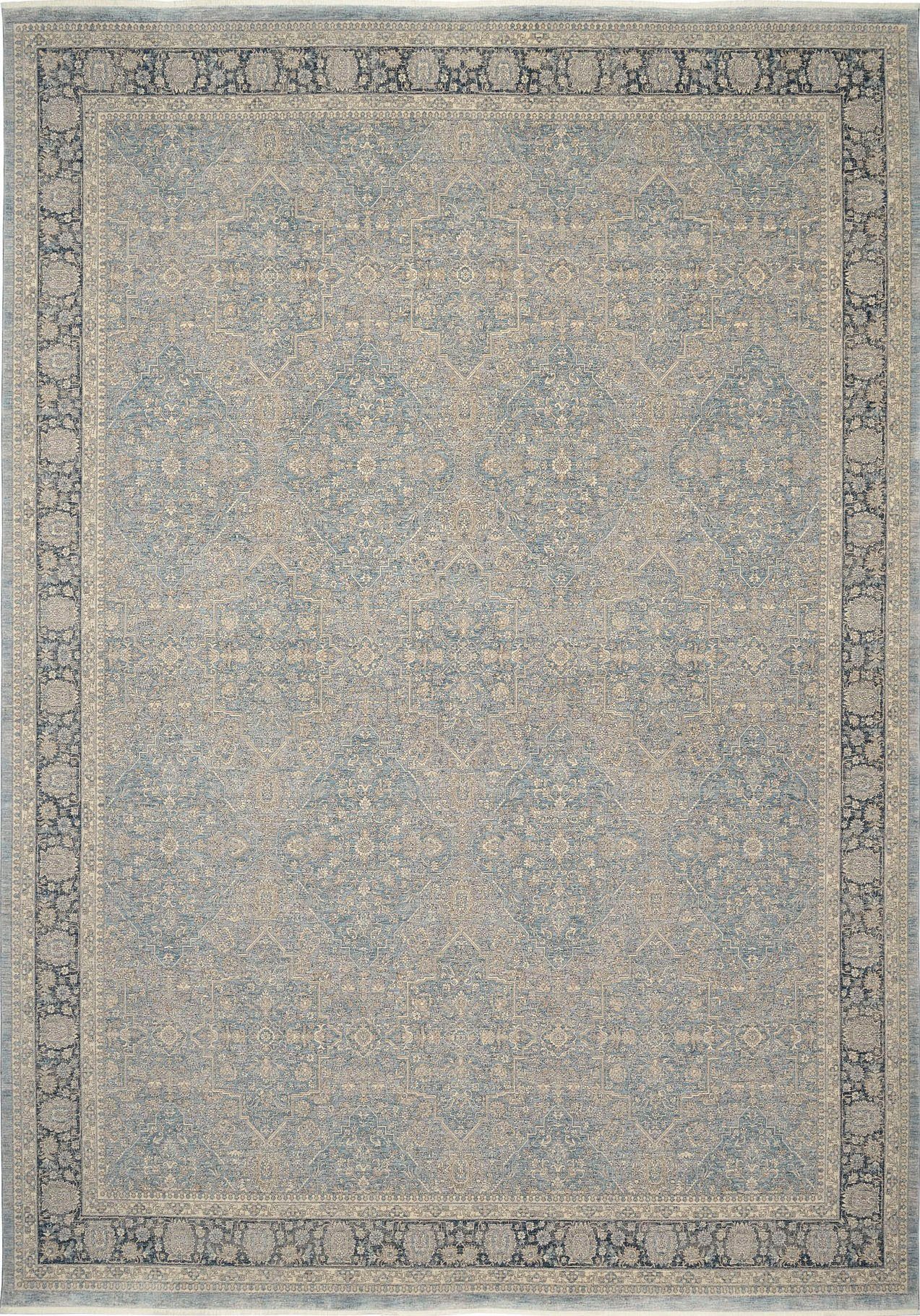 OCI DIE TEPPICHMARKE Teppich GRAND FASHION 05, rechteckig, Höhe: 5 mm, Vintage Optik, feine Fransen, Wohnzimmer