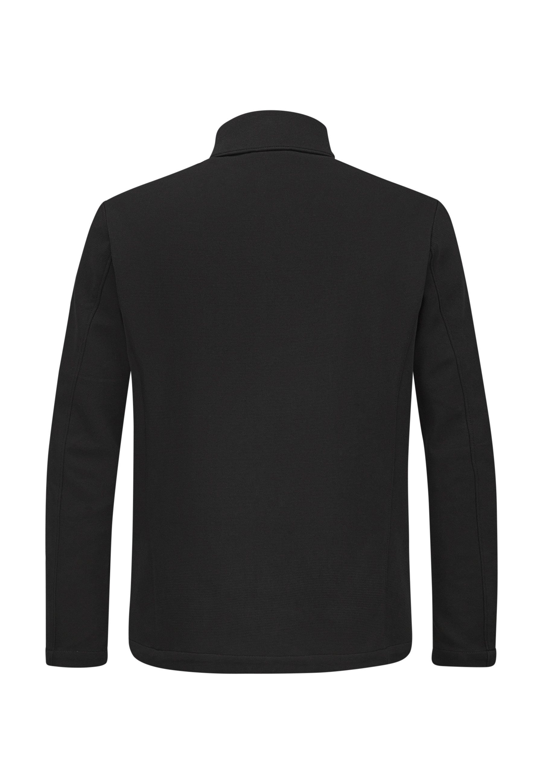 Milestone Hemdjacke MSOhio Herren Overshirt Übergangsjacke klassisch mit Logo Badge