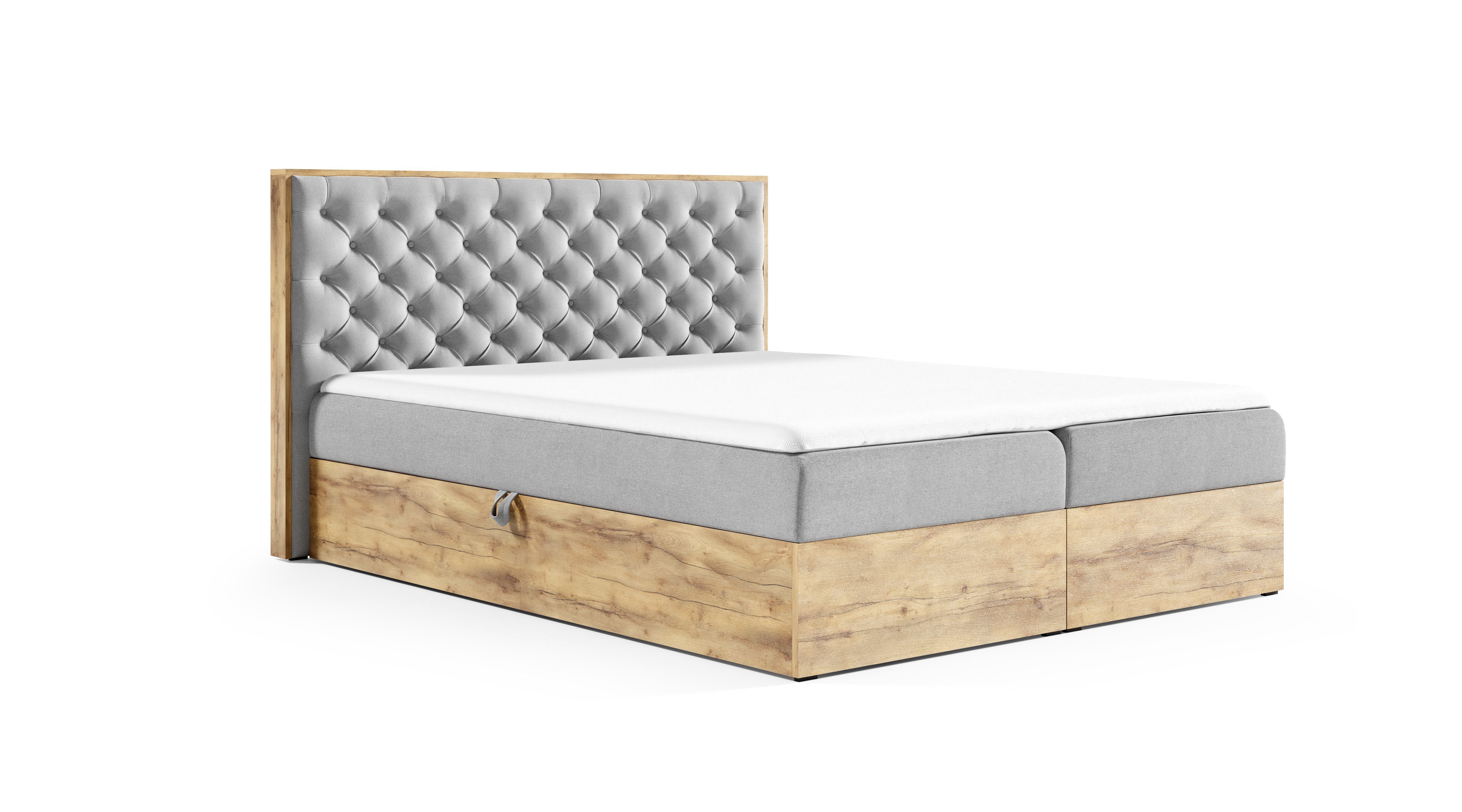 yourhouse24 Boxspringbett Wood III mit 2 günstig online kaufen
