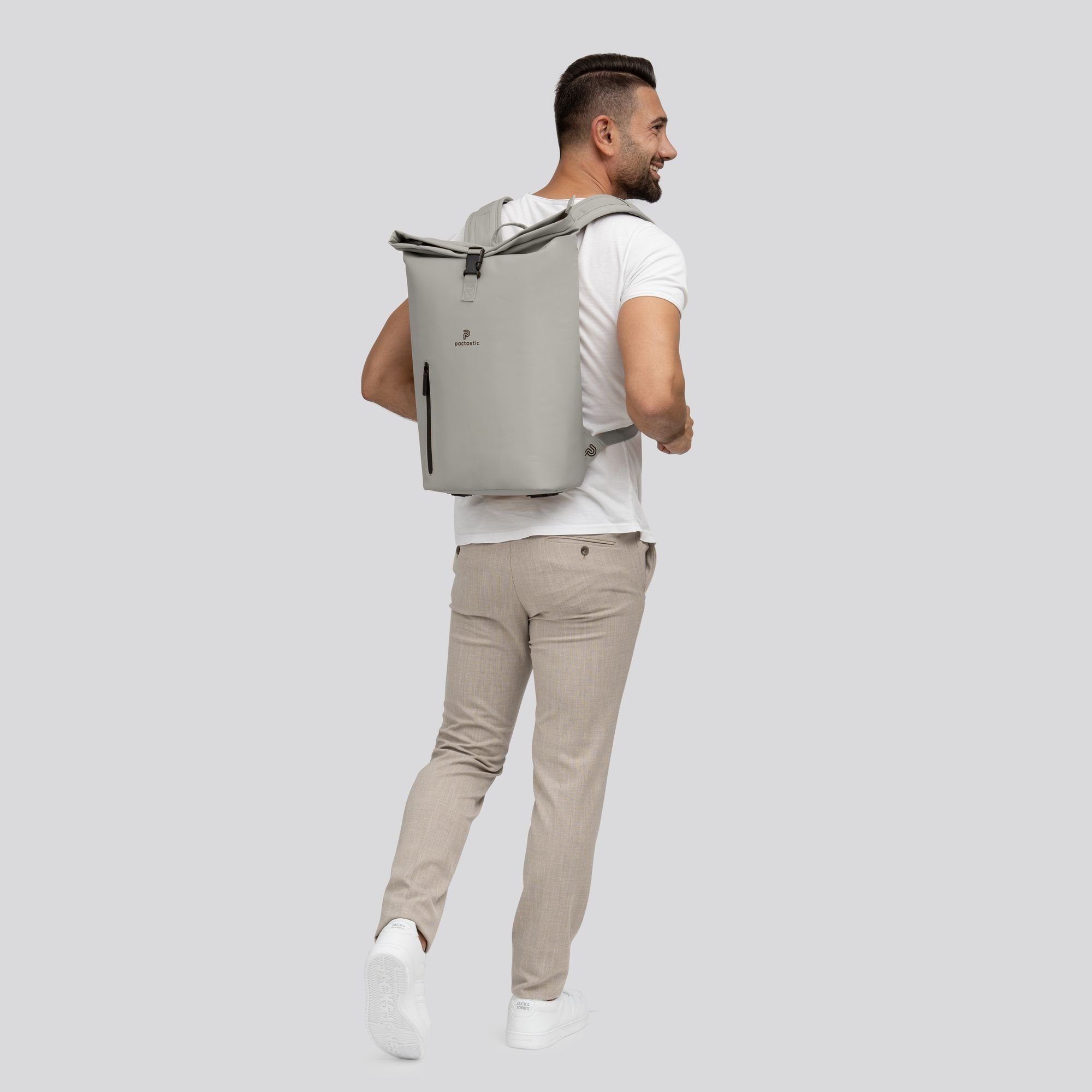 Daypack Veganes Tech-Material Collection, grey Pactastic Urban