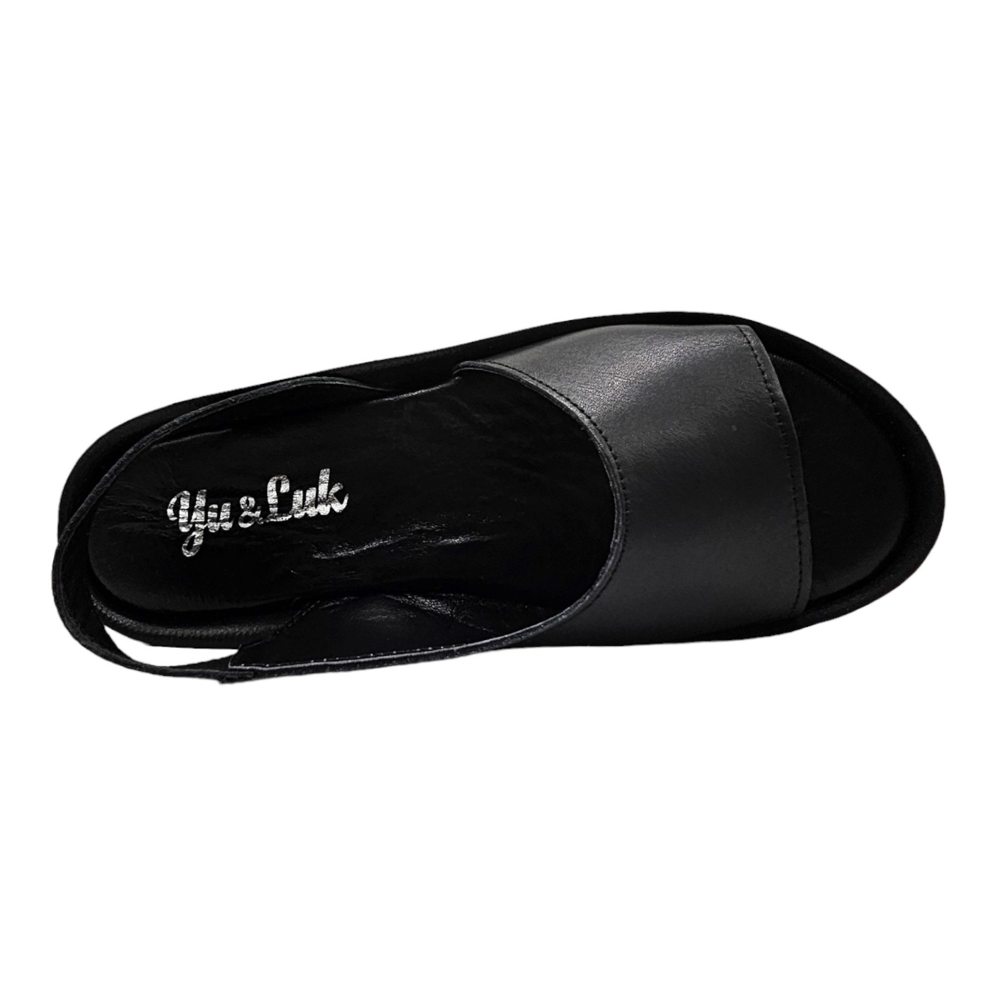 Yu&Luk Sommerschuh Riemchensandale mit Keilabsatz, Sandalette, Leder günstig online kaufen