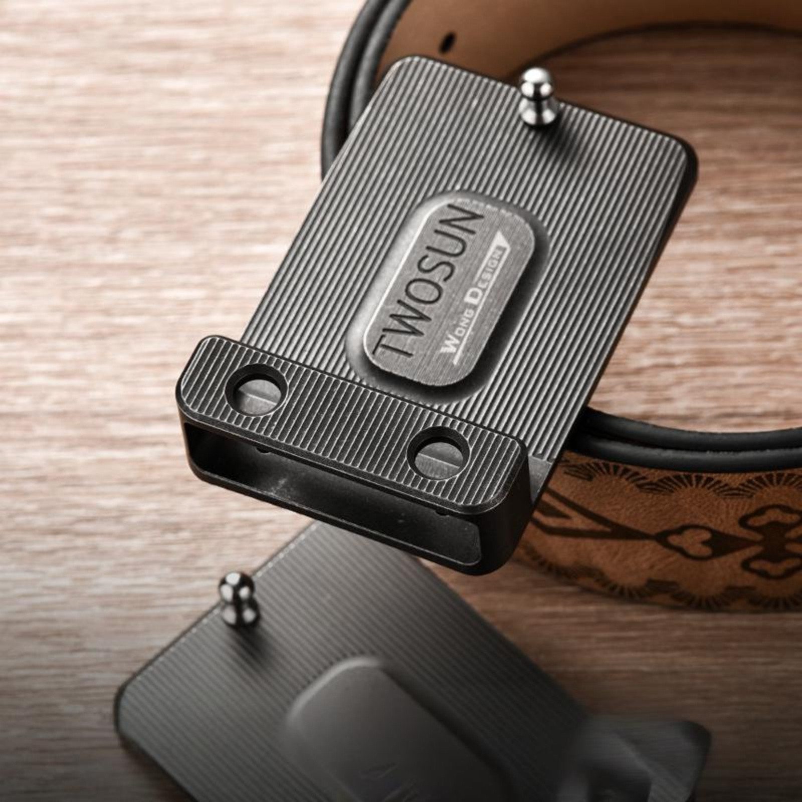 YOUUZ-SHOP Multitool Titanlegierung Gürtel-Schnalle Herren EDC Metallclip rostfrei Outdoor