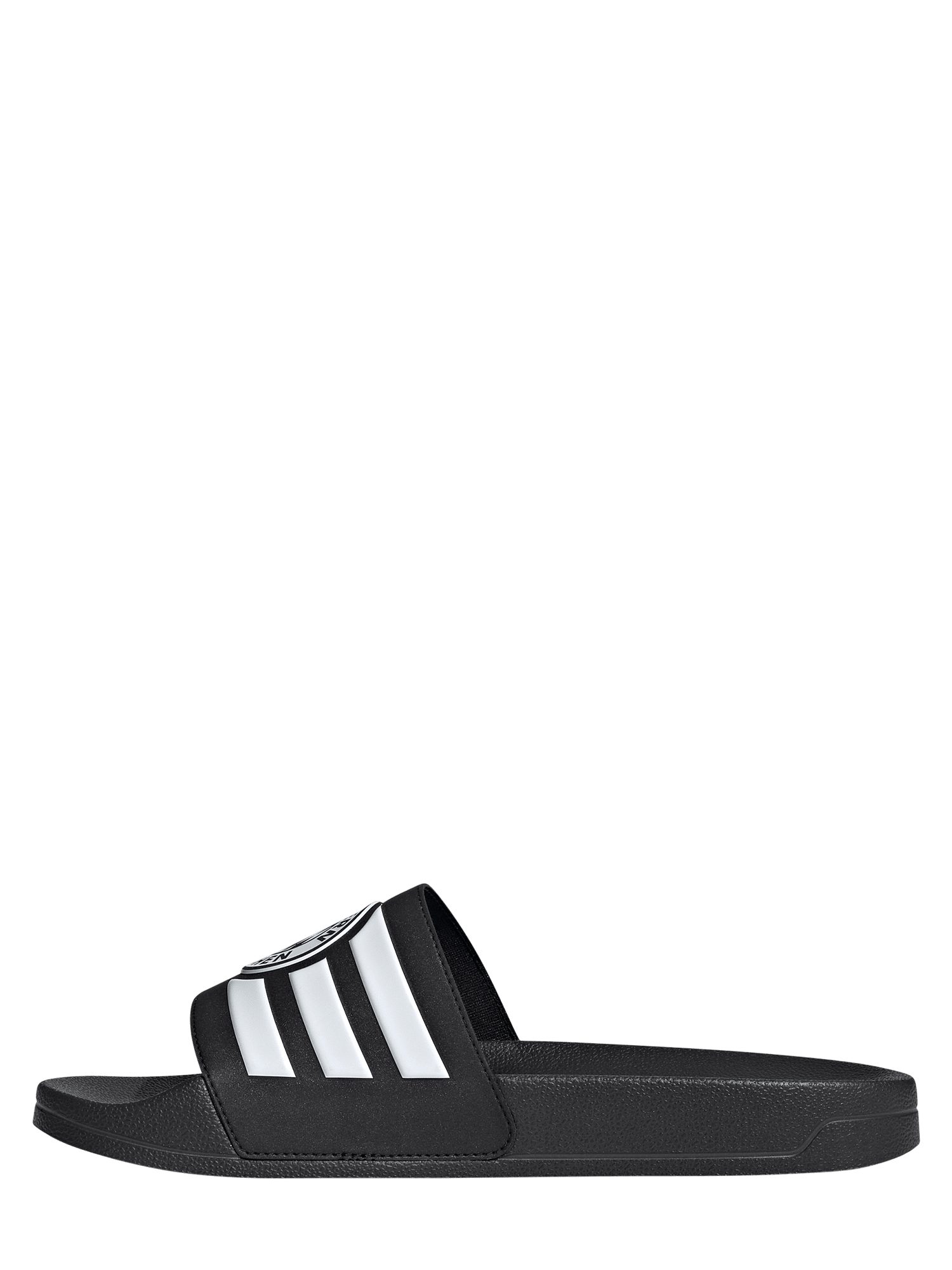 adidas Performance FC Bayern München, Adilette, Unisex, Schwarz Badesandale – Bild 2 von 5