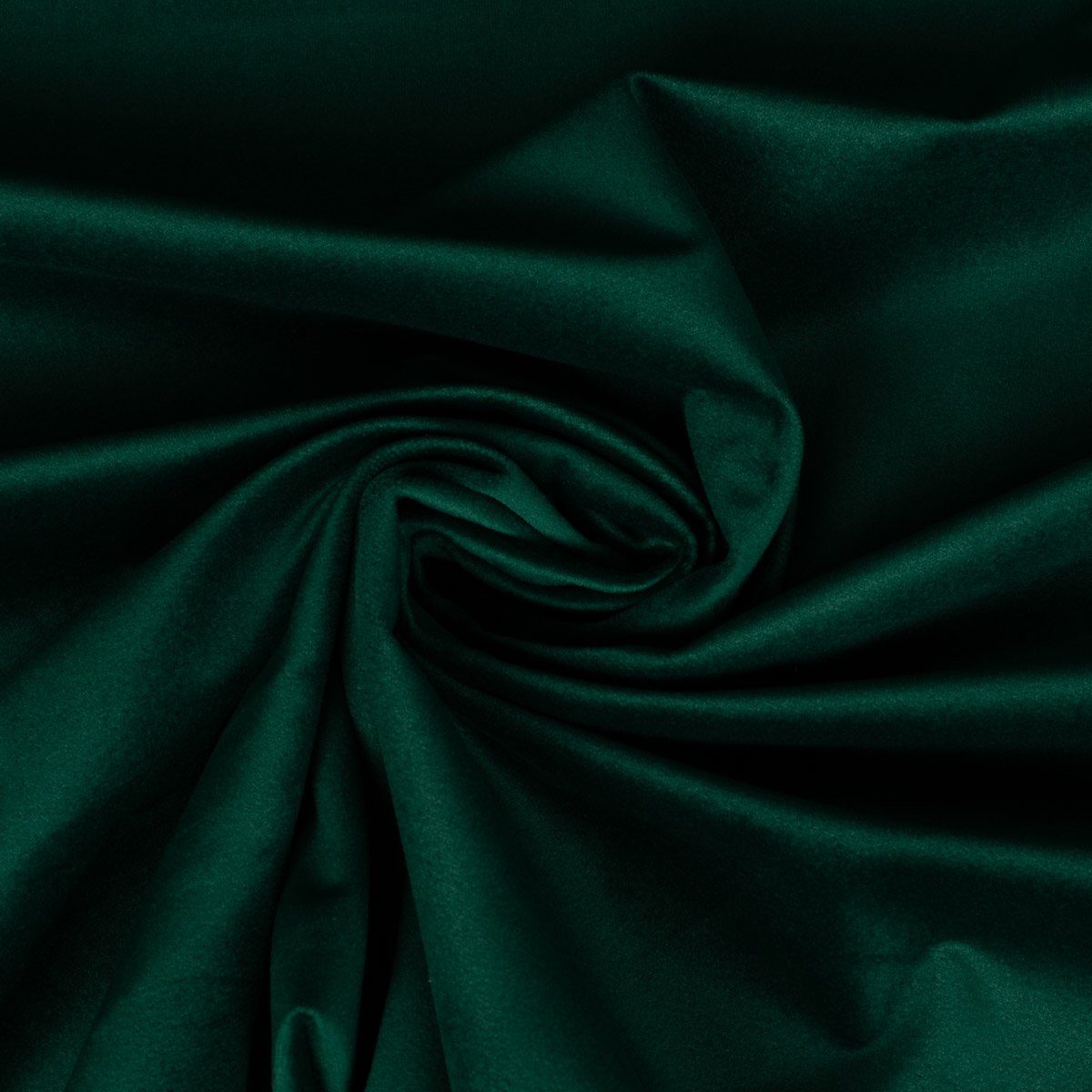 SCHÖNER LEBEN. Stoff Samtstoff Meterware Dekostoff Velvet Samt einfarbig dunkelgrün 140cm