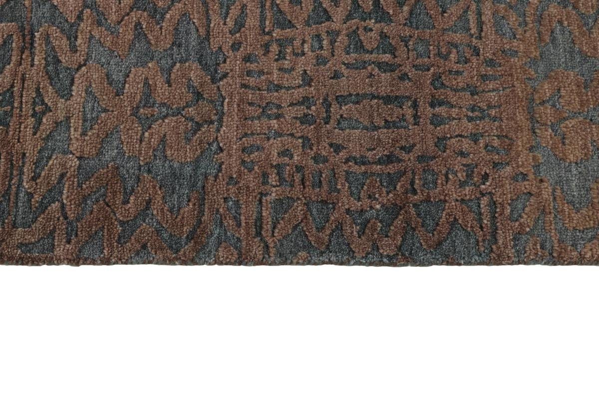Handgeknüpfter Trading, 301x409 rechteckig, Höhe: Nain Sindhi Designteppich, mm Orientteppich Orientteppich Moderner 12 /