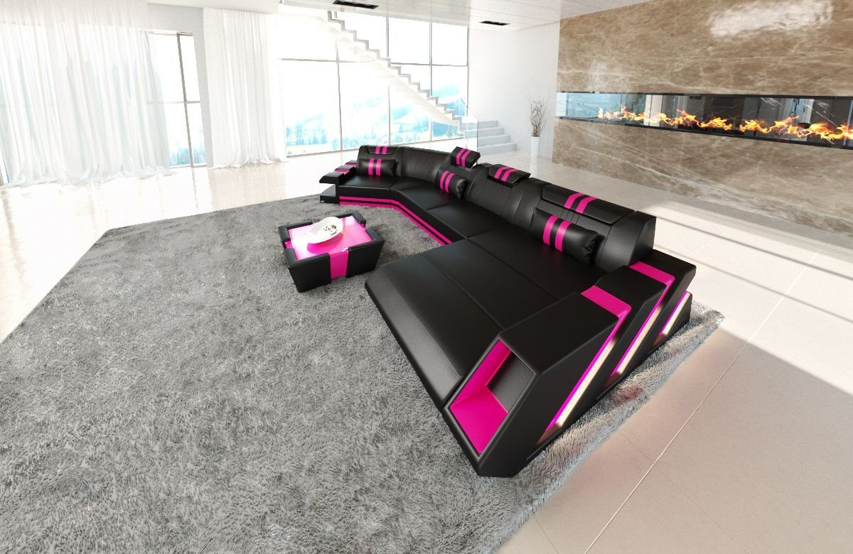 Sofa Dreams Wohnlandschaft Ledercouch Sofa Leder günstig online kaufen