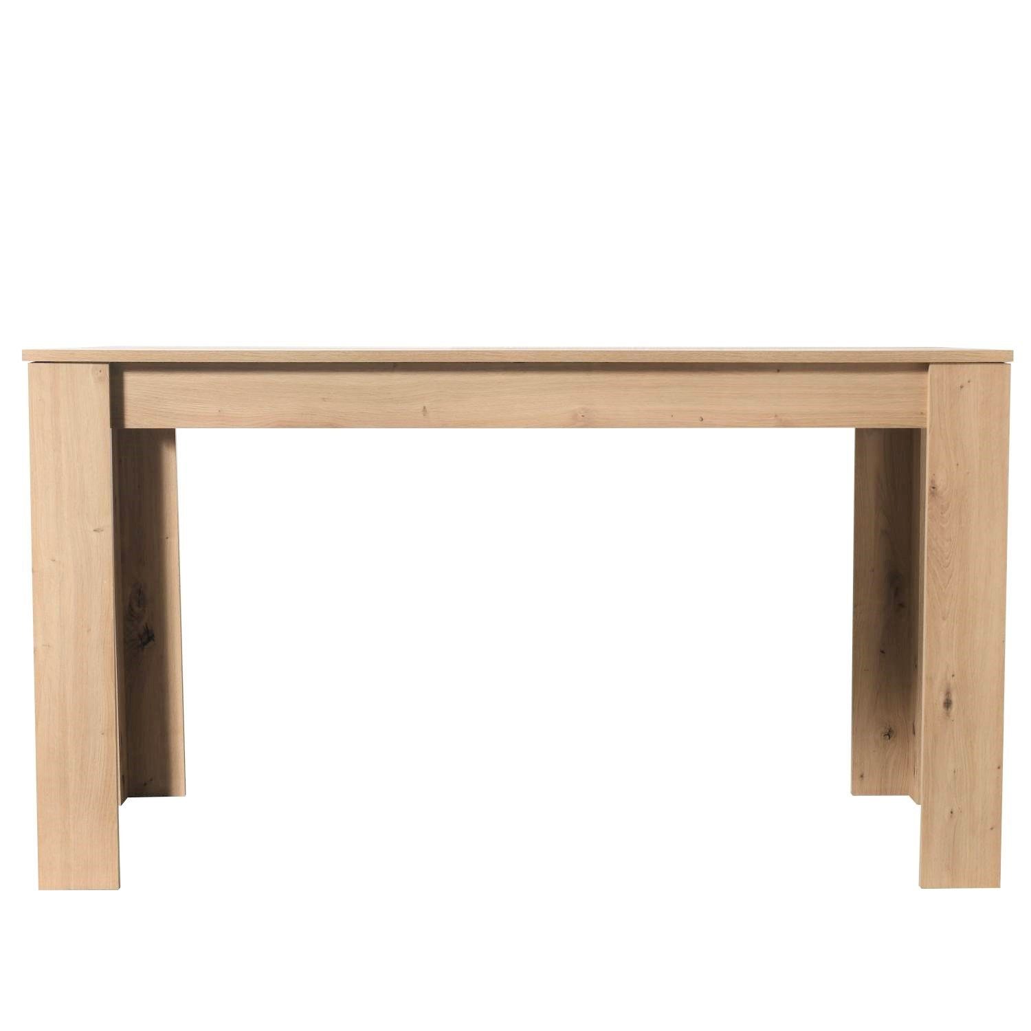 natur Esszimmertisch Küchentisch Holz Homestyle4u | cm Holztisch Set) (kein 135x80 natur Farben natur Esstisch | mehrere