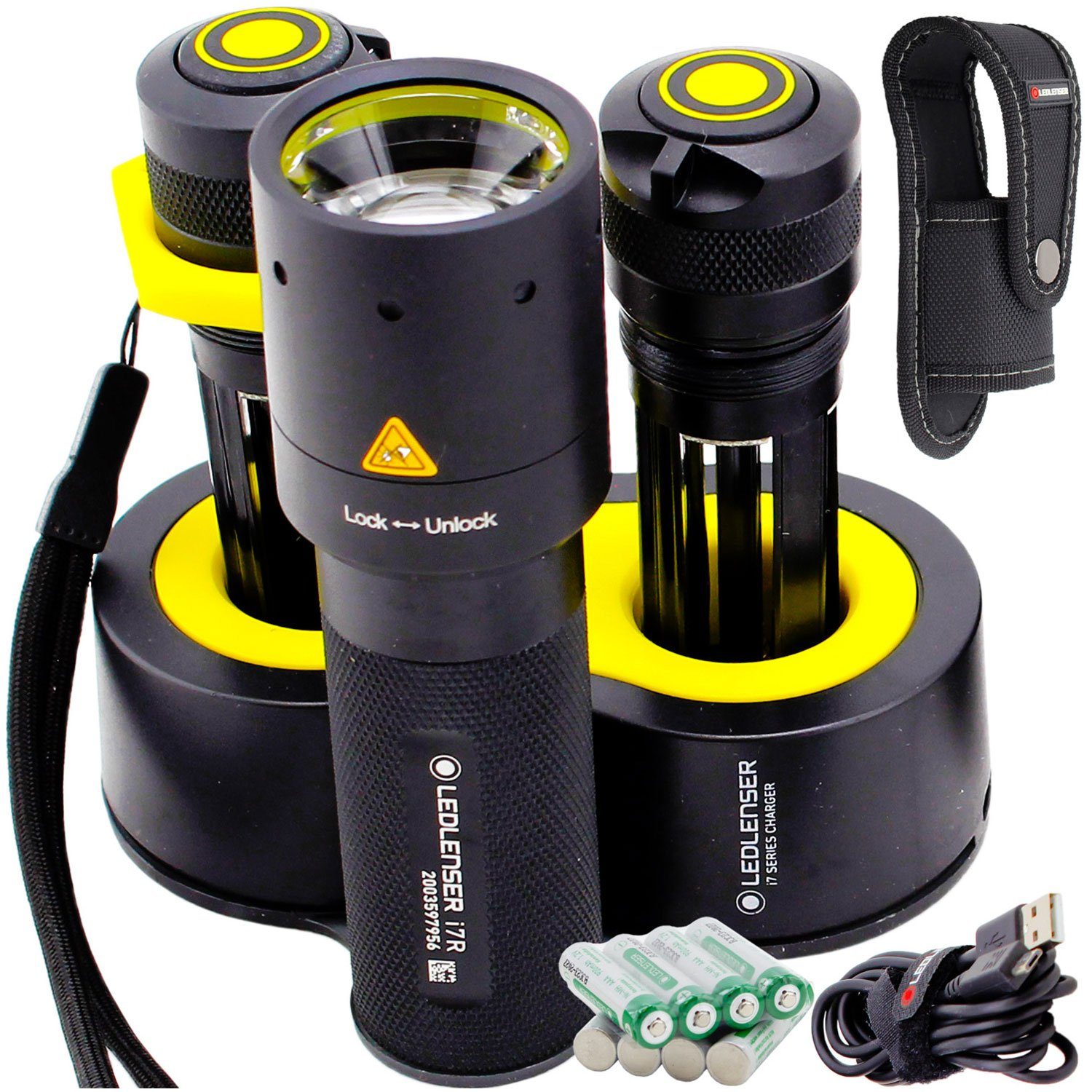 Led Lenser LED Taschenlampe »i7DR«, 220 Lumen, Doppel-Ladestation online  kaufen | OTTO