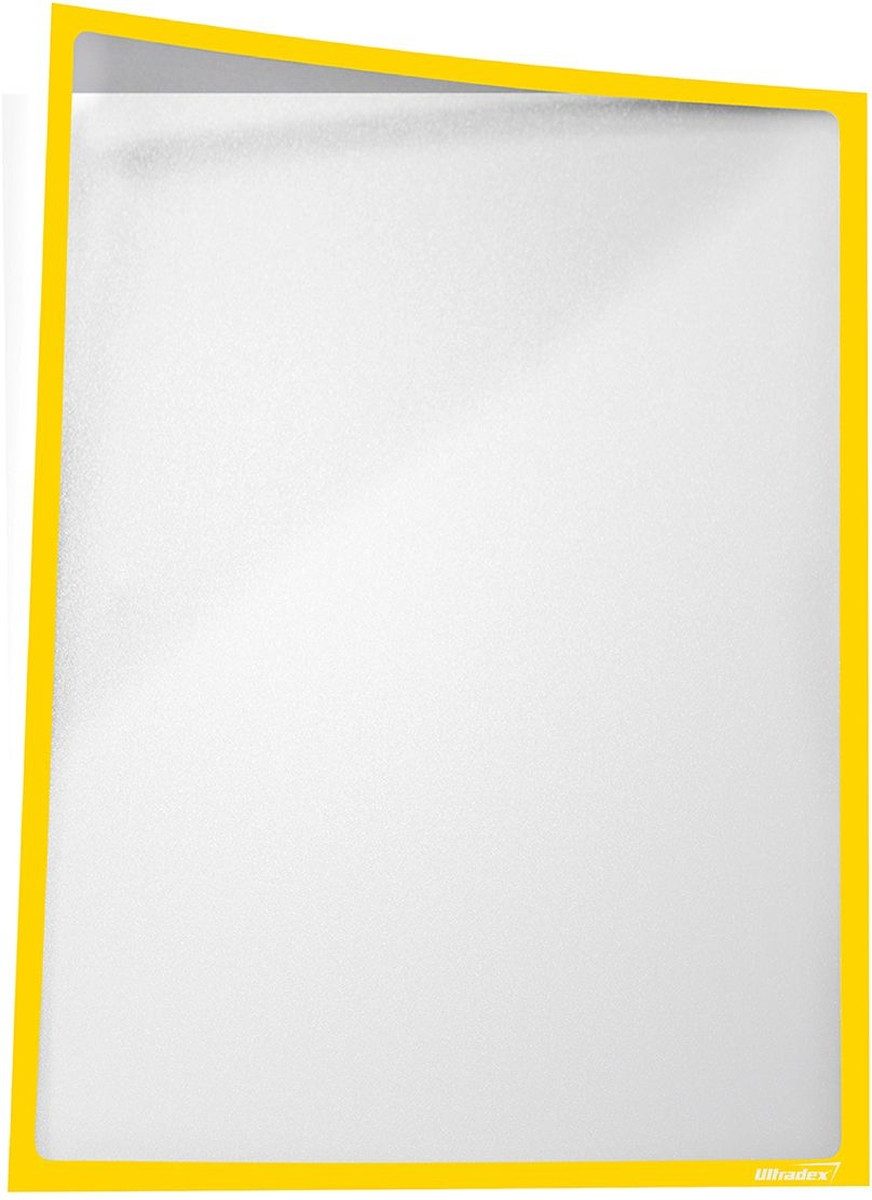 Fächermappe Infotasche magnetisch für DIN A4 312x225mm VE=5 Stück gelb